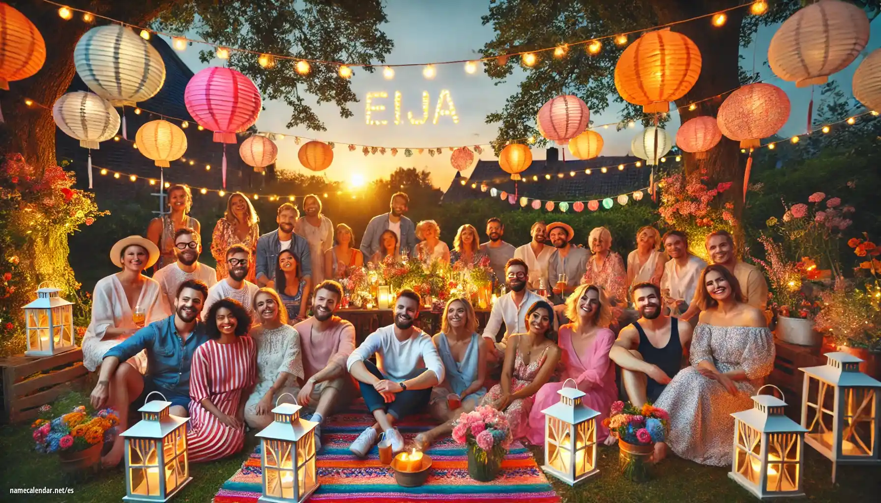 Celebración del onomástico y del nombre - Eija