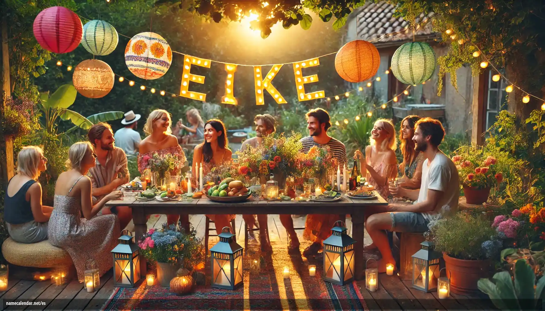 Celebración del onomástico y del nombre - Eike