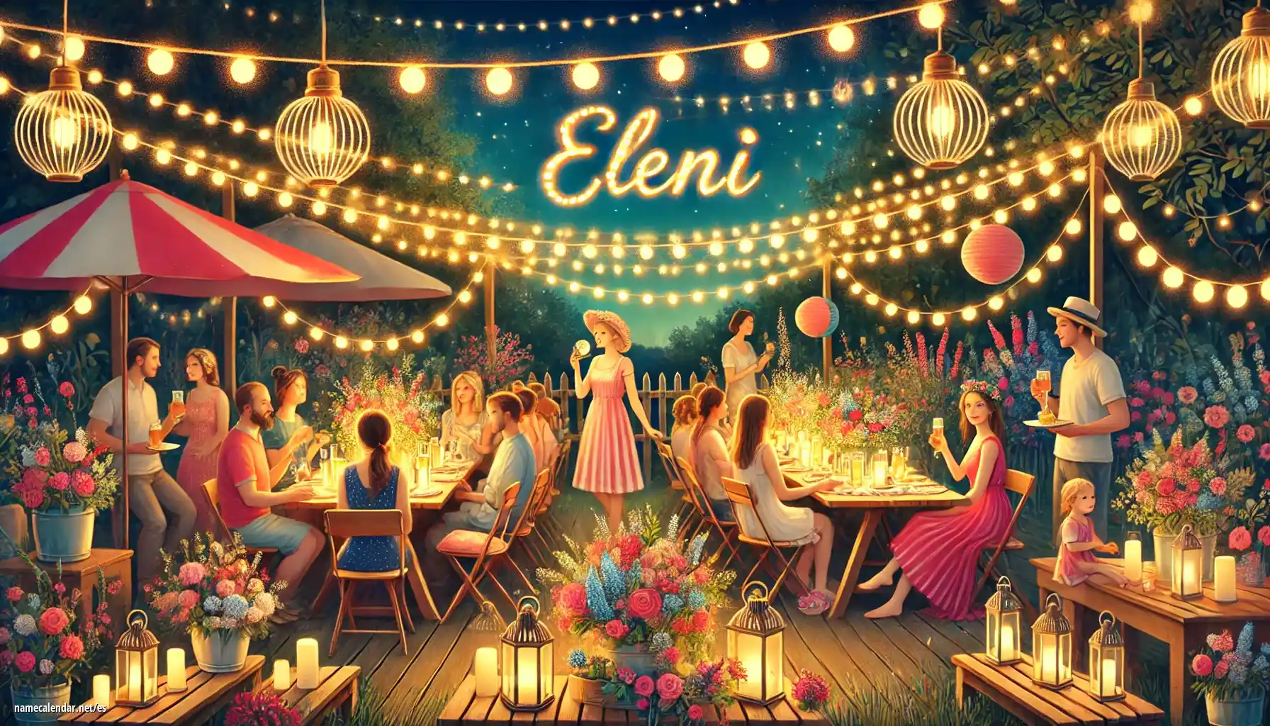Celebración del onomástico y del nombre - Eleni