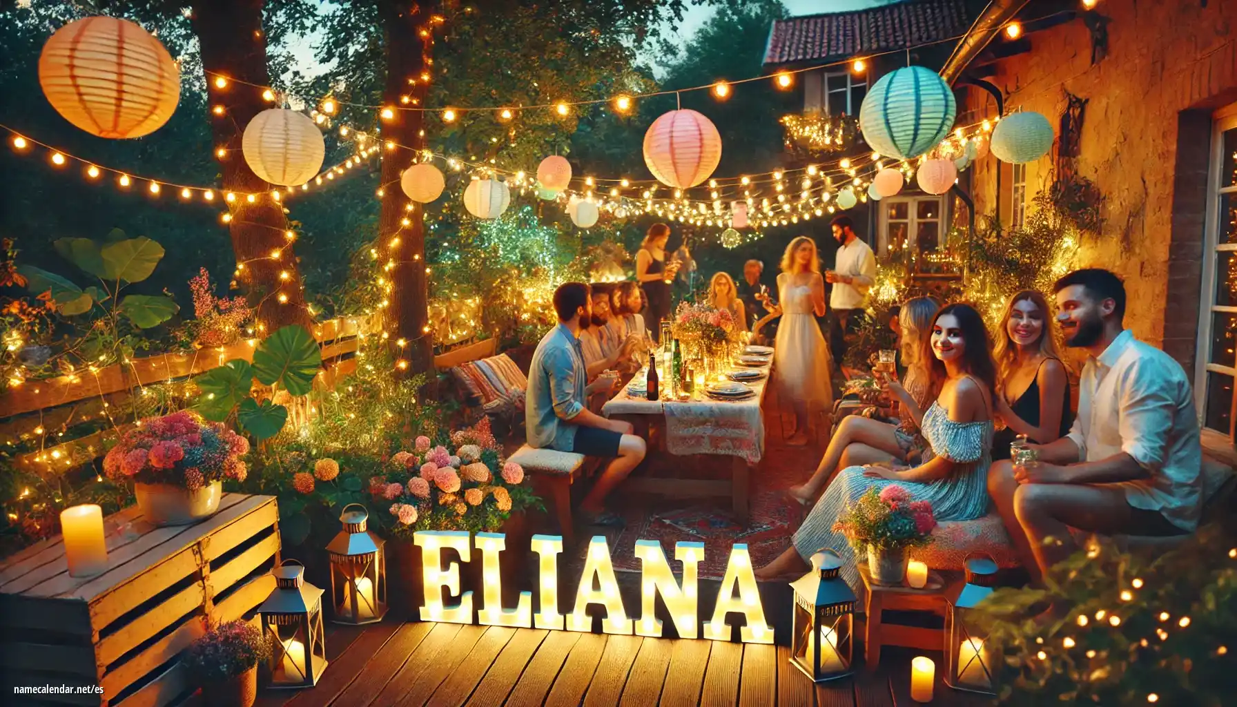 Celebración del onomástico y del nombre - Eliana