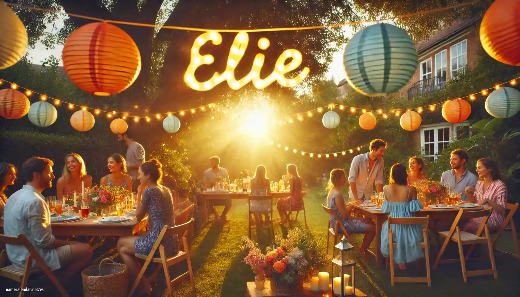 Celebración del onomástico y del nombre - Elie