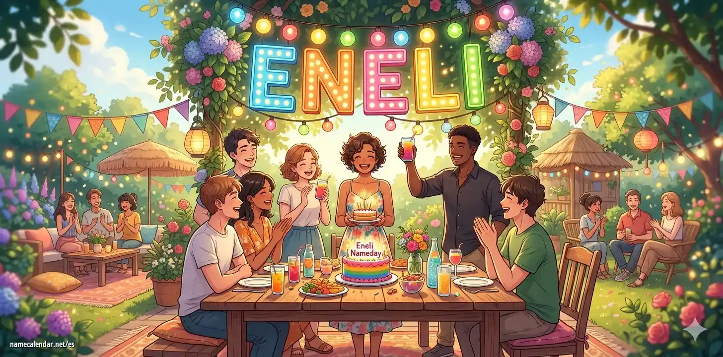 Celebración del onomástico y del nombre - Eneli