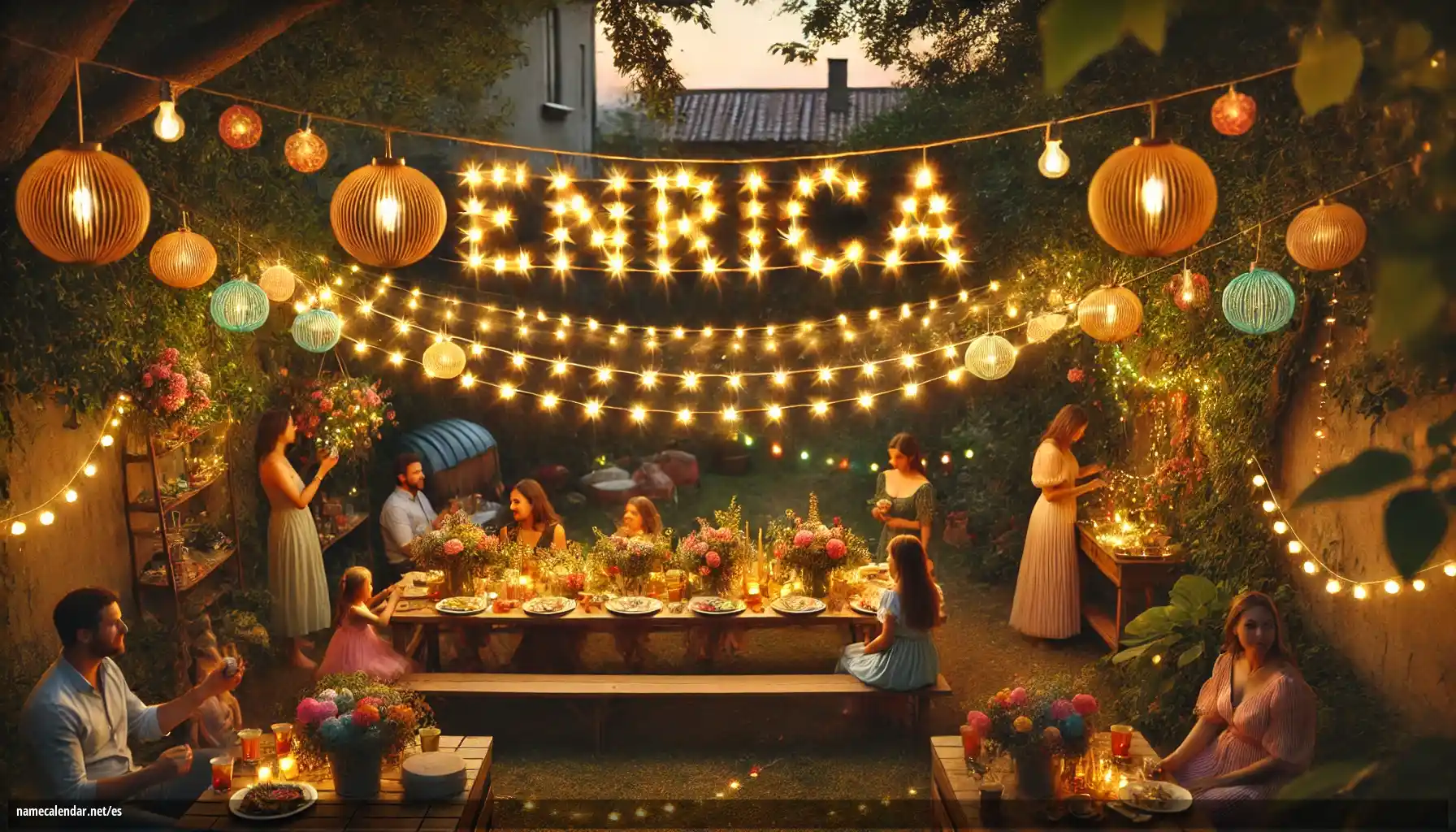 Celebración del onomástico y del nombre - Enrica