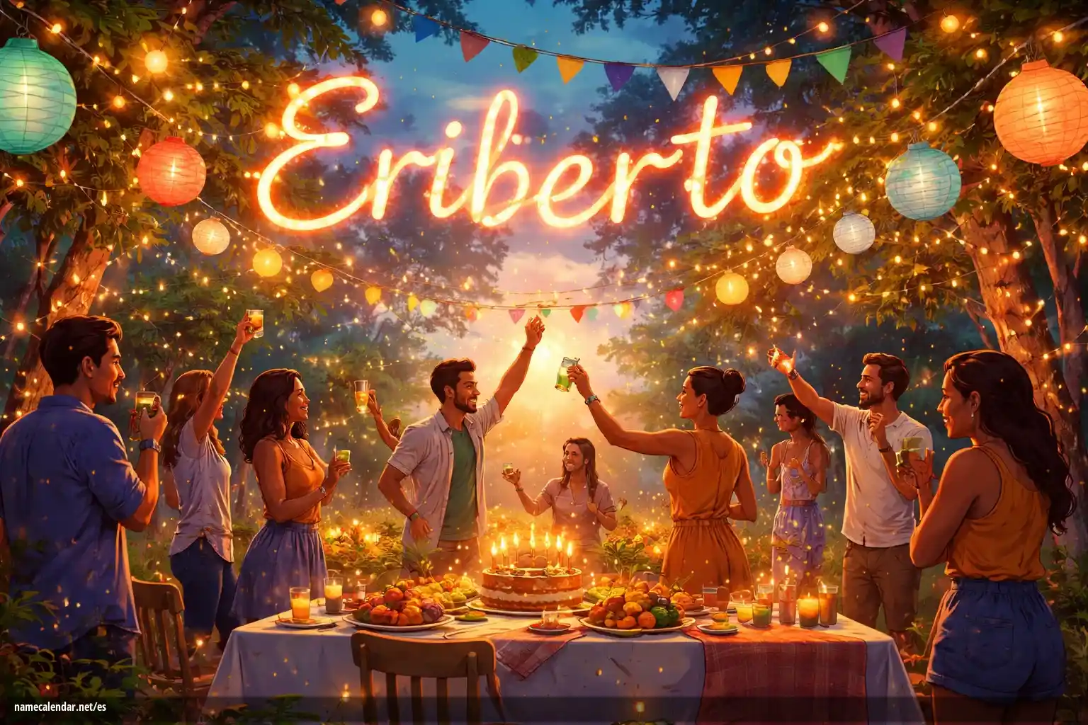 Celebración del onomástico y del nombre - Eriberto