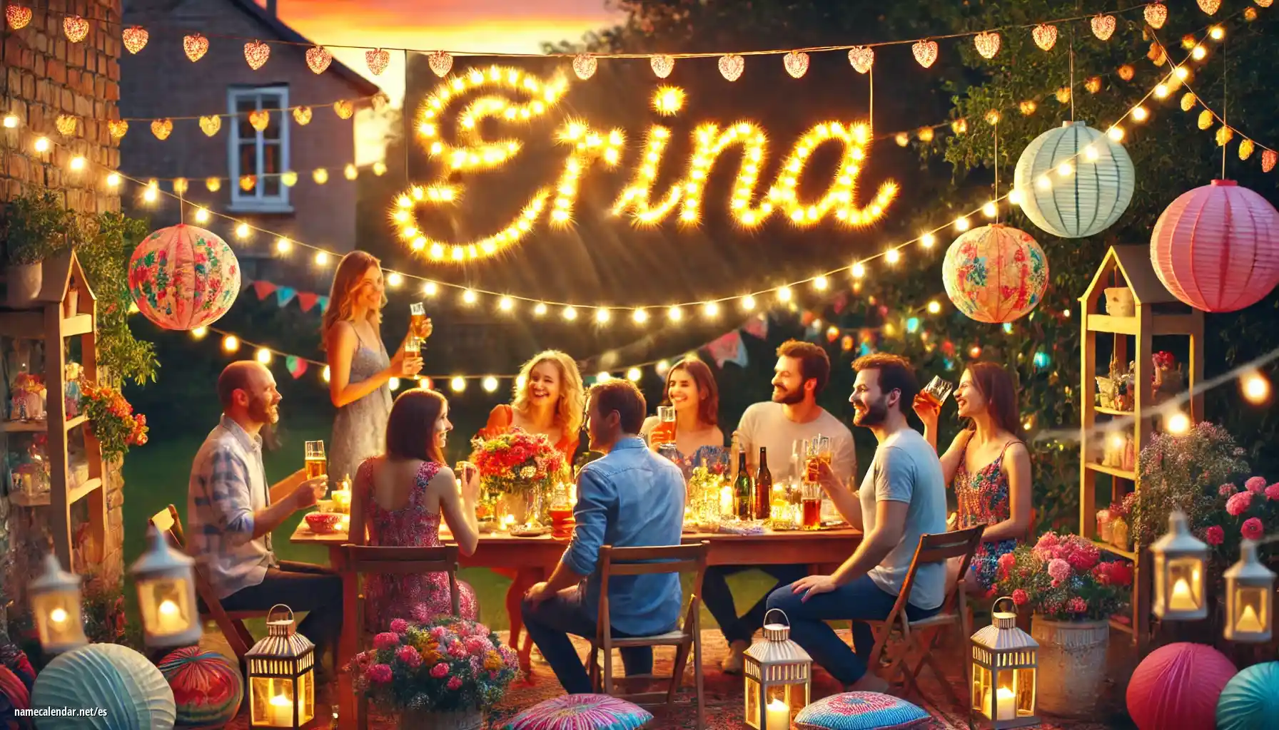 Celebración del onomástico y del nombre - Erina