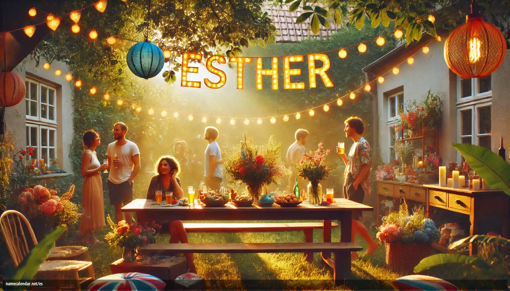 Celebración del onomástico y del nombre - Esther