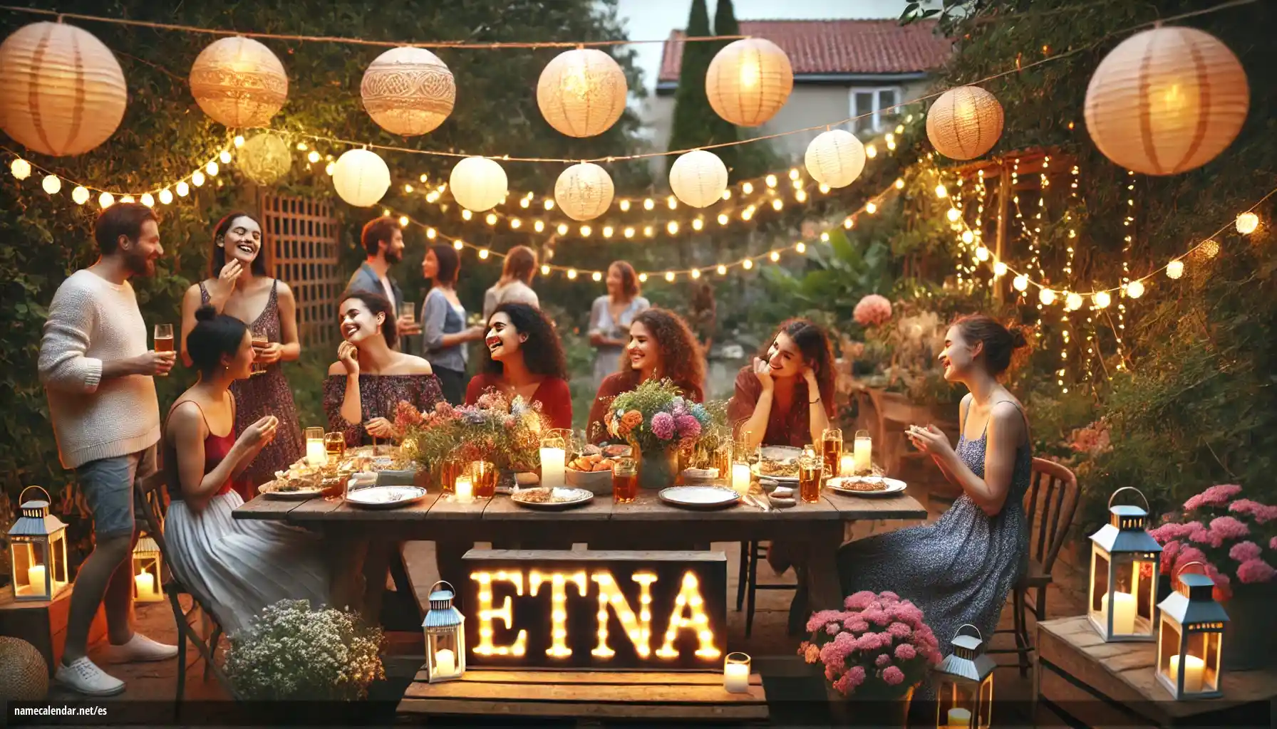 Celebración del onomástico y del nombre - Etna