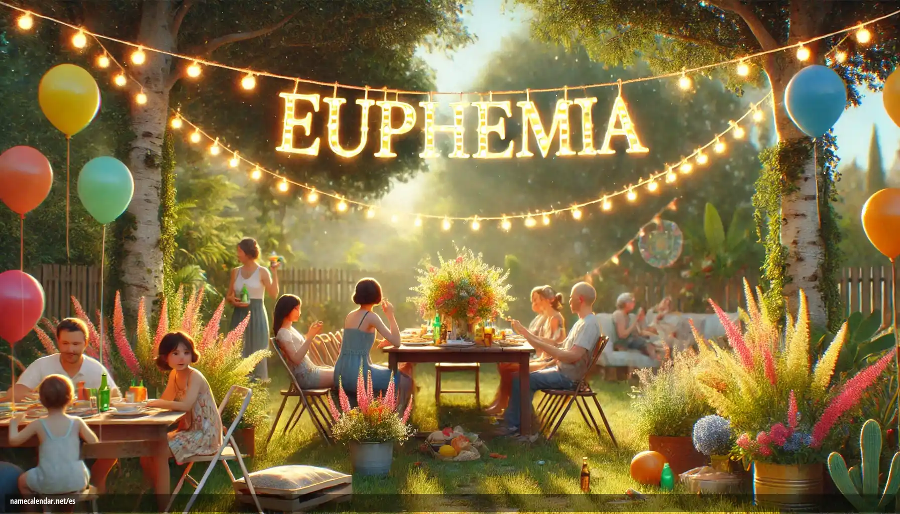 Celebración del onomástico y del nombre - Euphemia