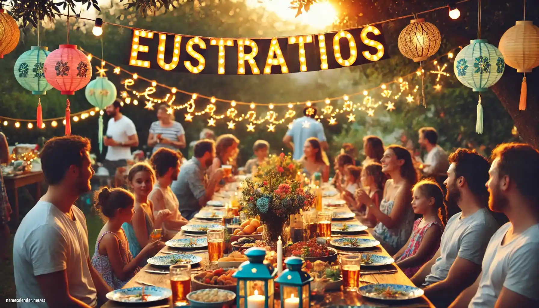 Celebración del onomástico y del nombre - Eustratios