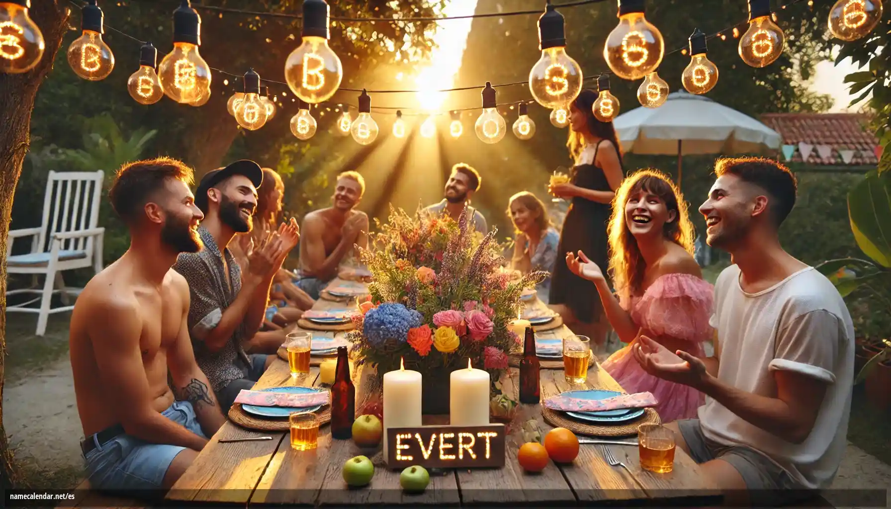 Celebración del onomástico y del nombre - Evert