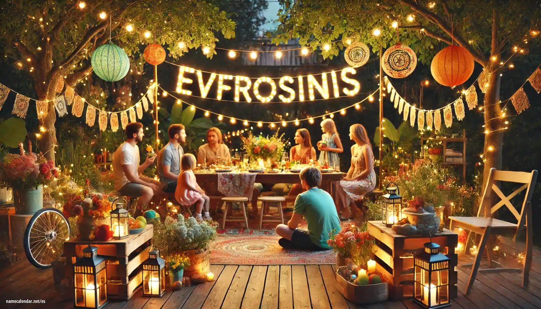 Celebración del onomástico y del nombre - Evfrosinis