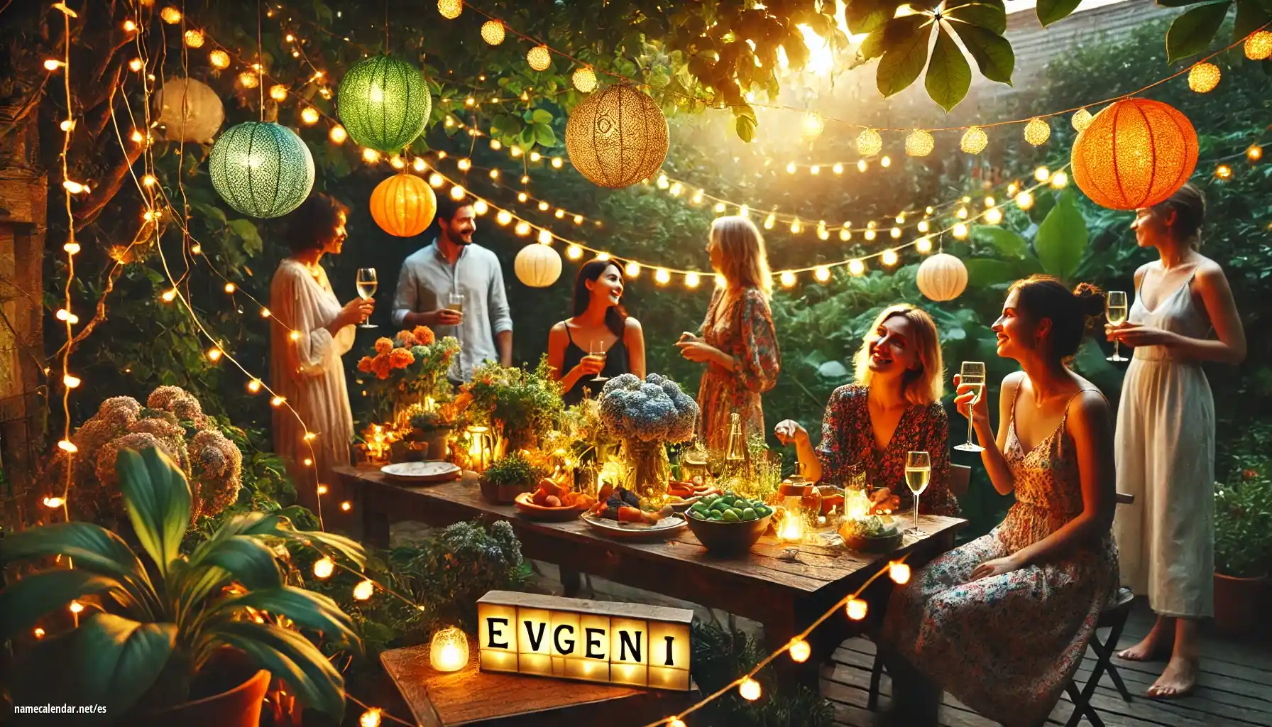 Celebración del onomástico y del nombre - Evgeni