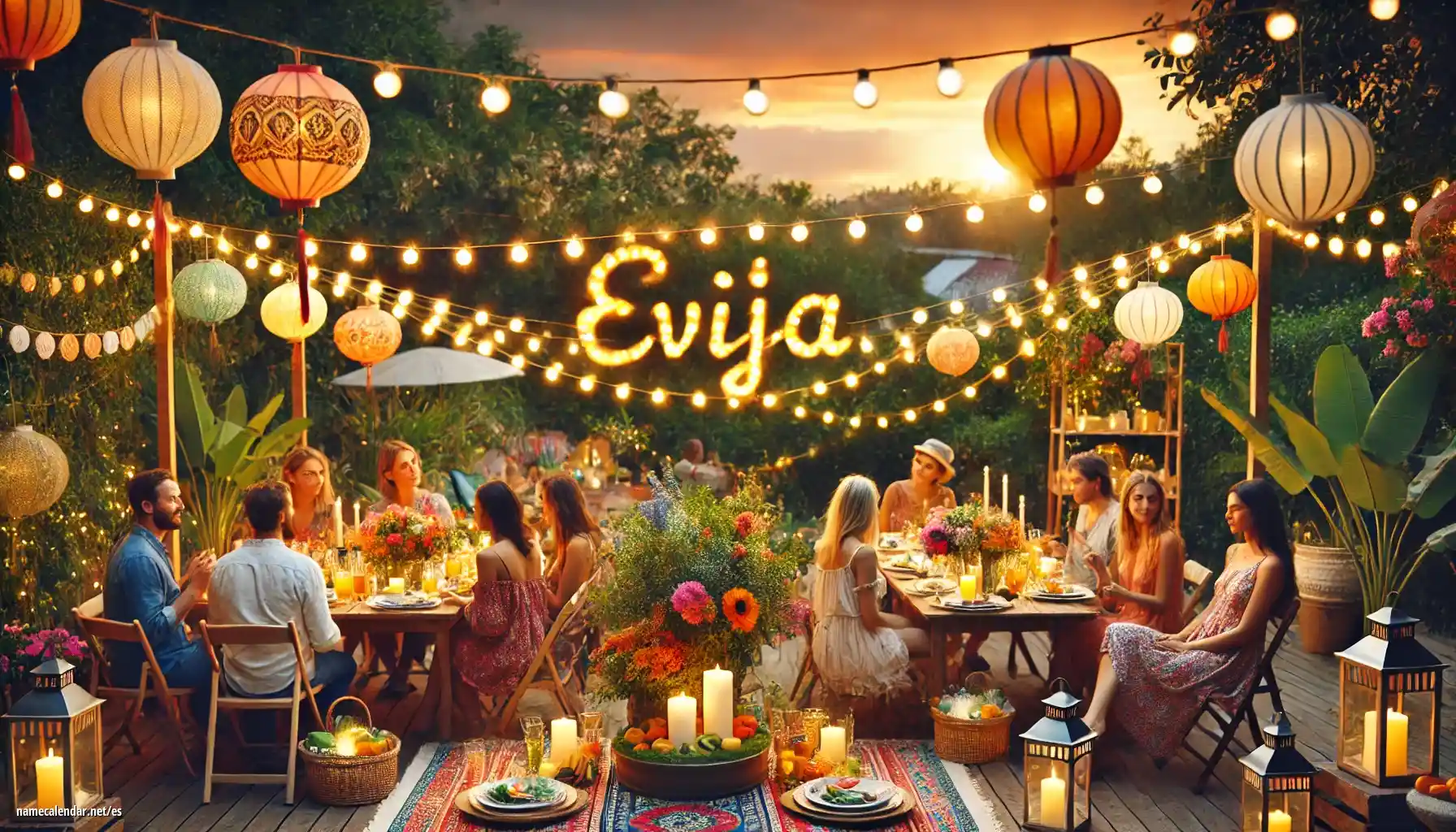Celebración del onomástico y del nombre - Evija