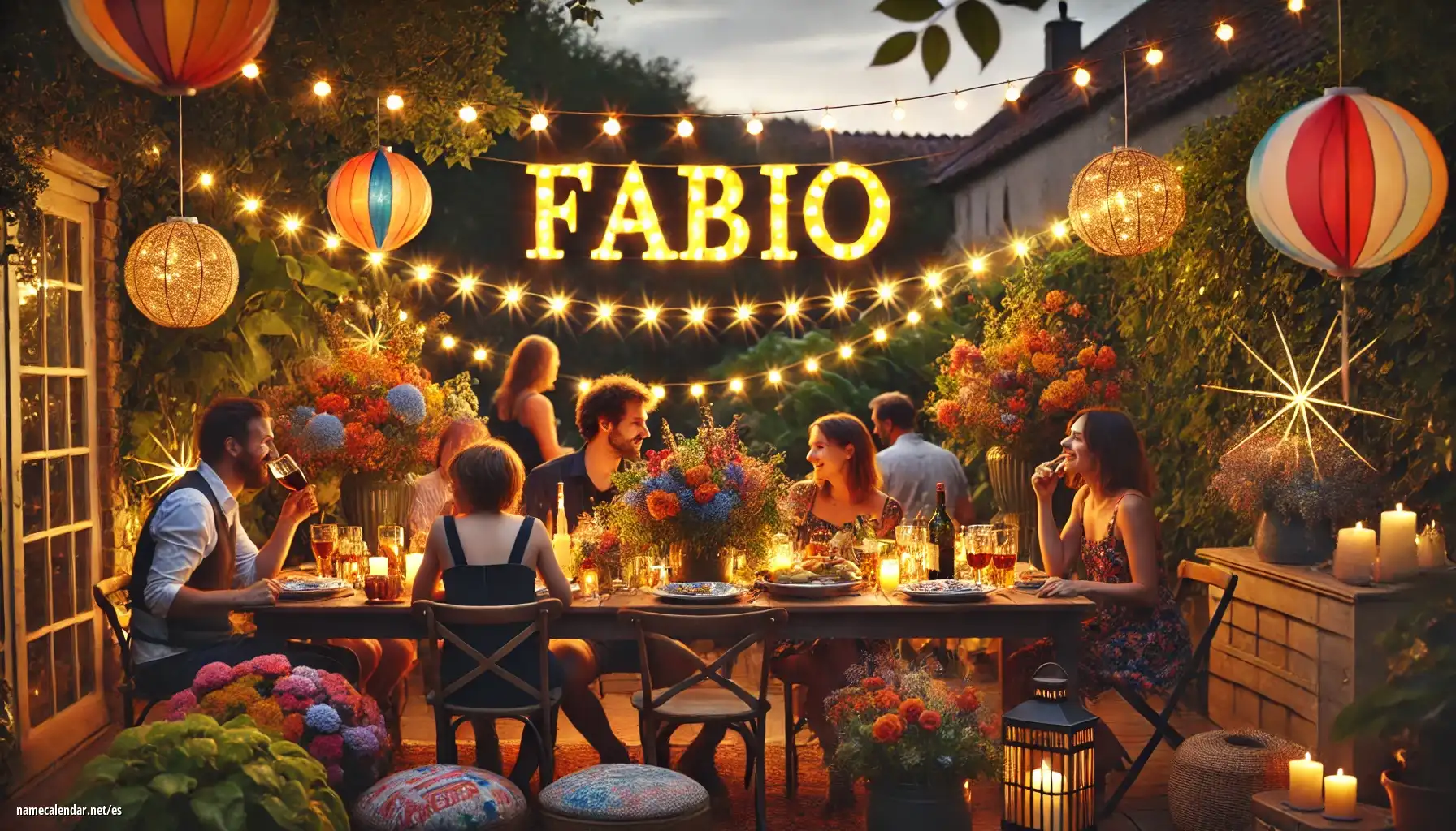 Celebración del onomástico y del nombre - Fabio
