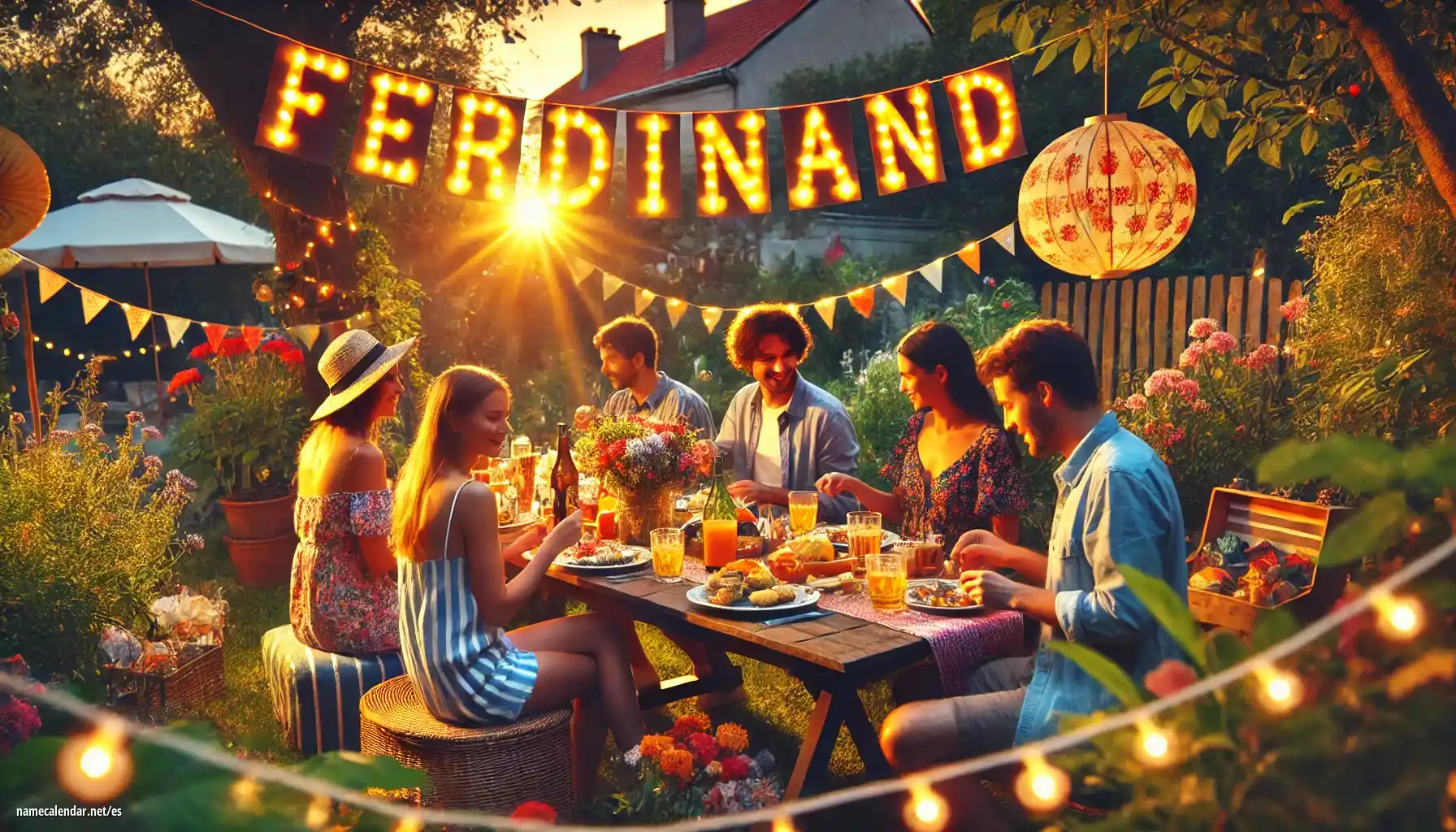 Celebración del onomástico y del nombre - Ferdinand