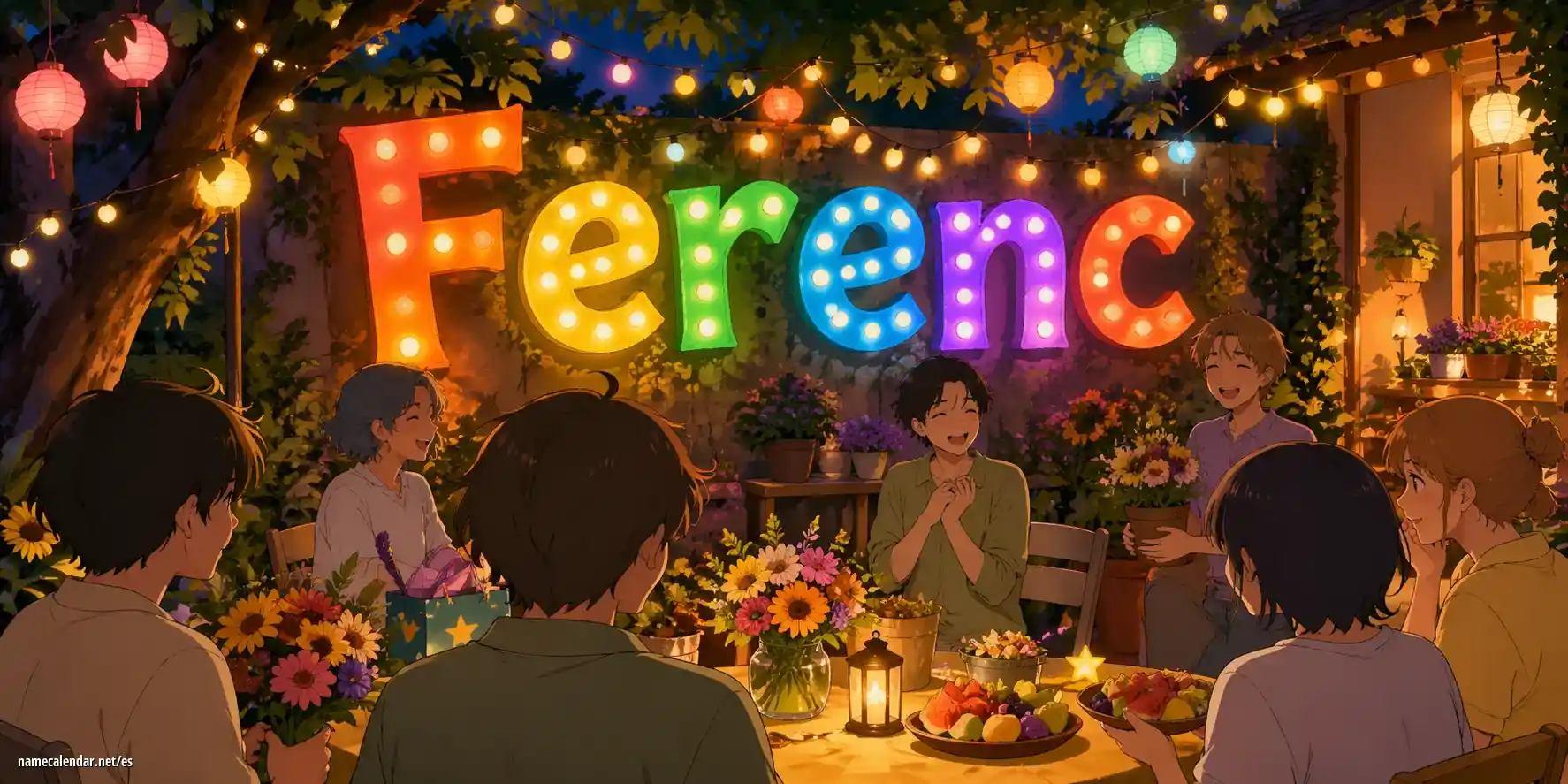 Celebración del onomástico y del nombre - Ferenc