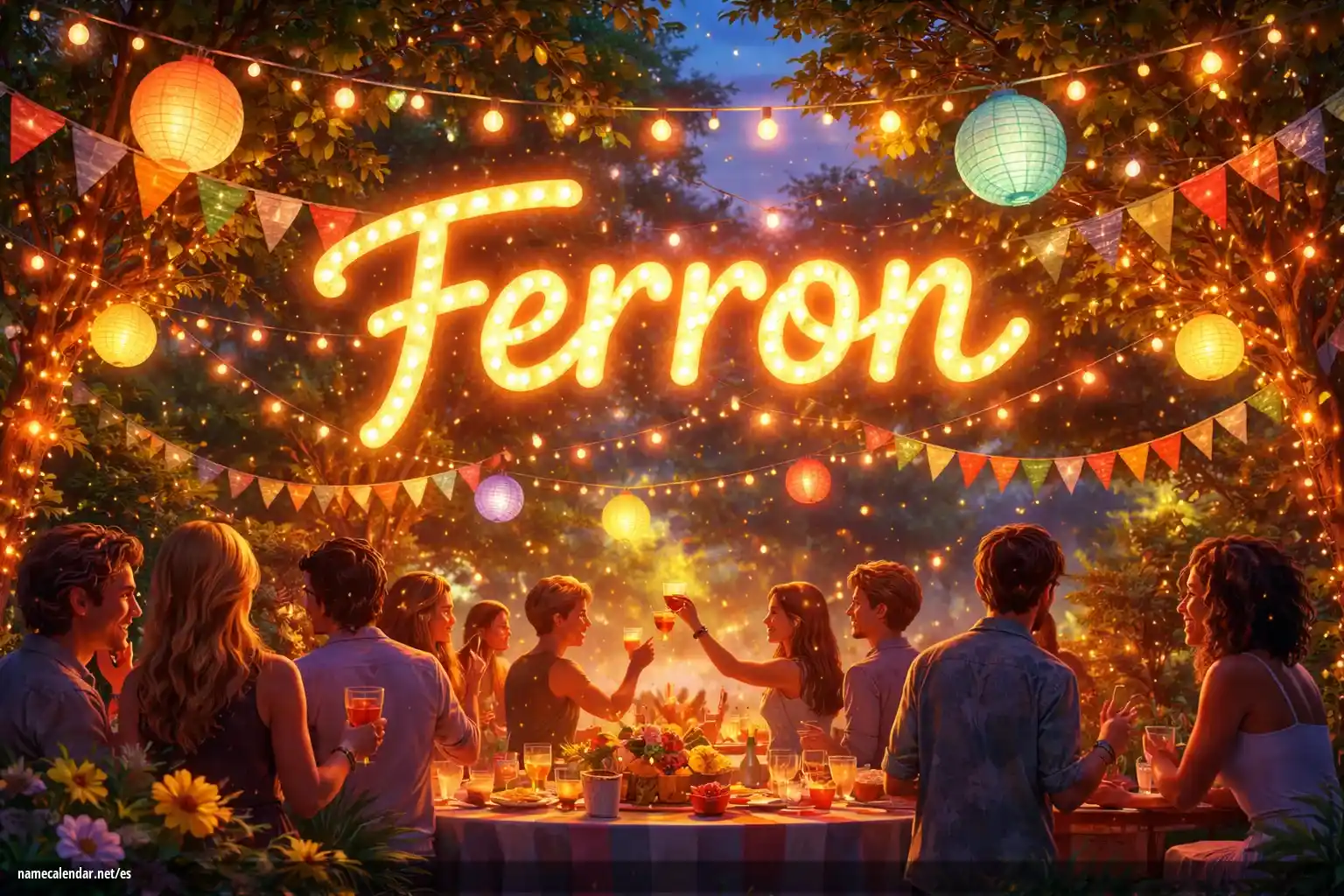 Celebración del onomástico y del nombre - Ferron