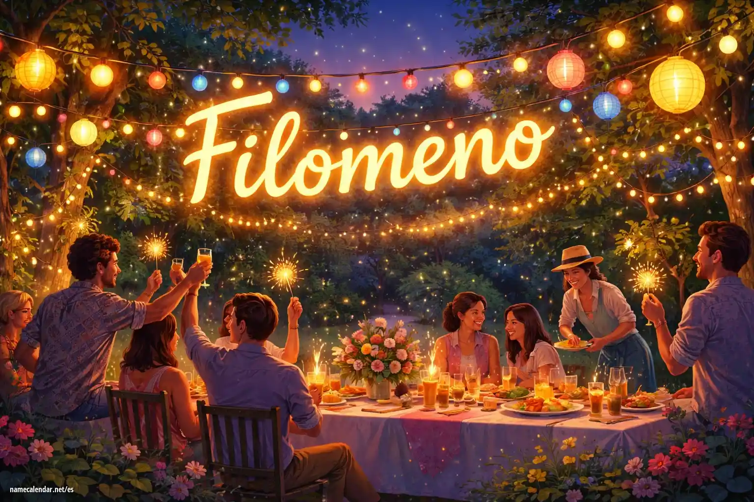 Celebración del onomástico y del nombre - Filomeno