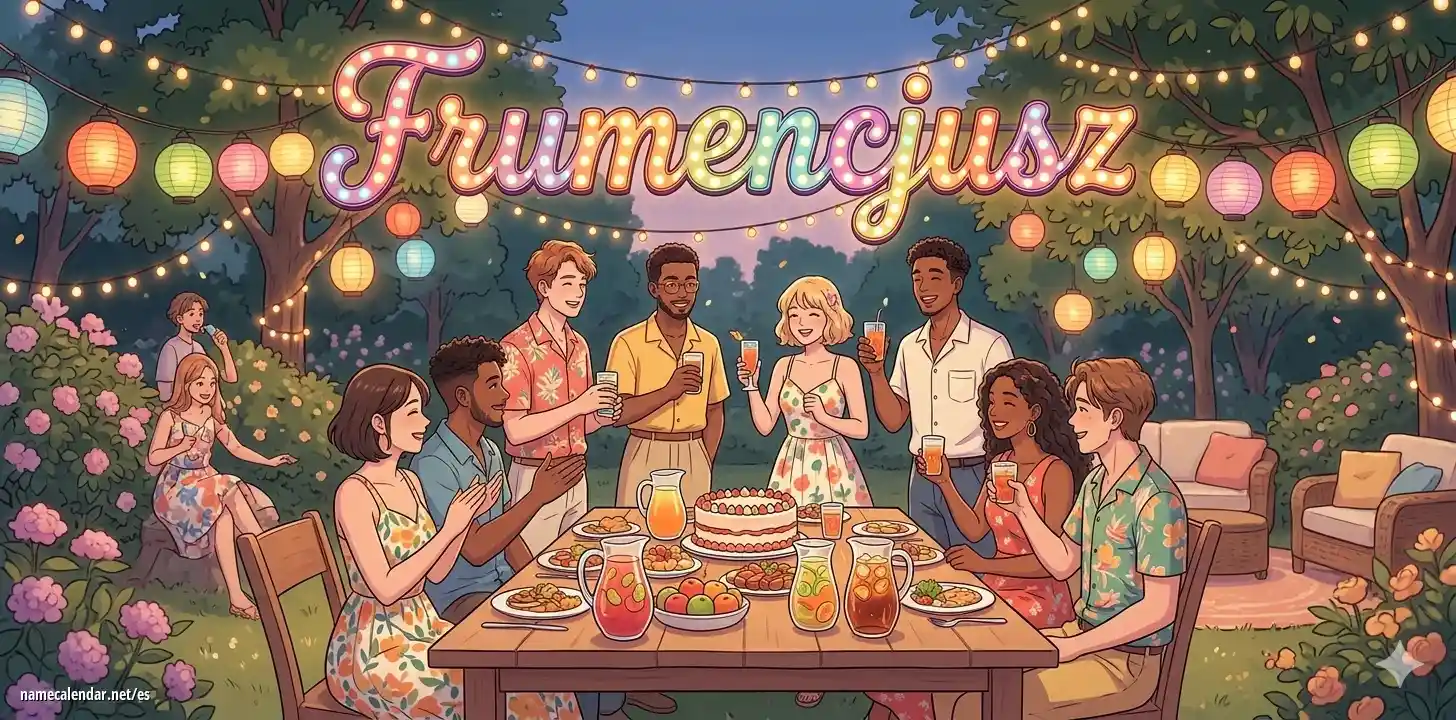 Celebración del onomástico y del nombre - Frumencjusz