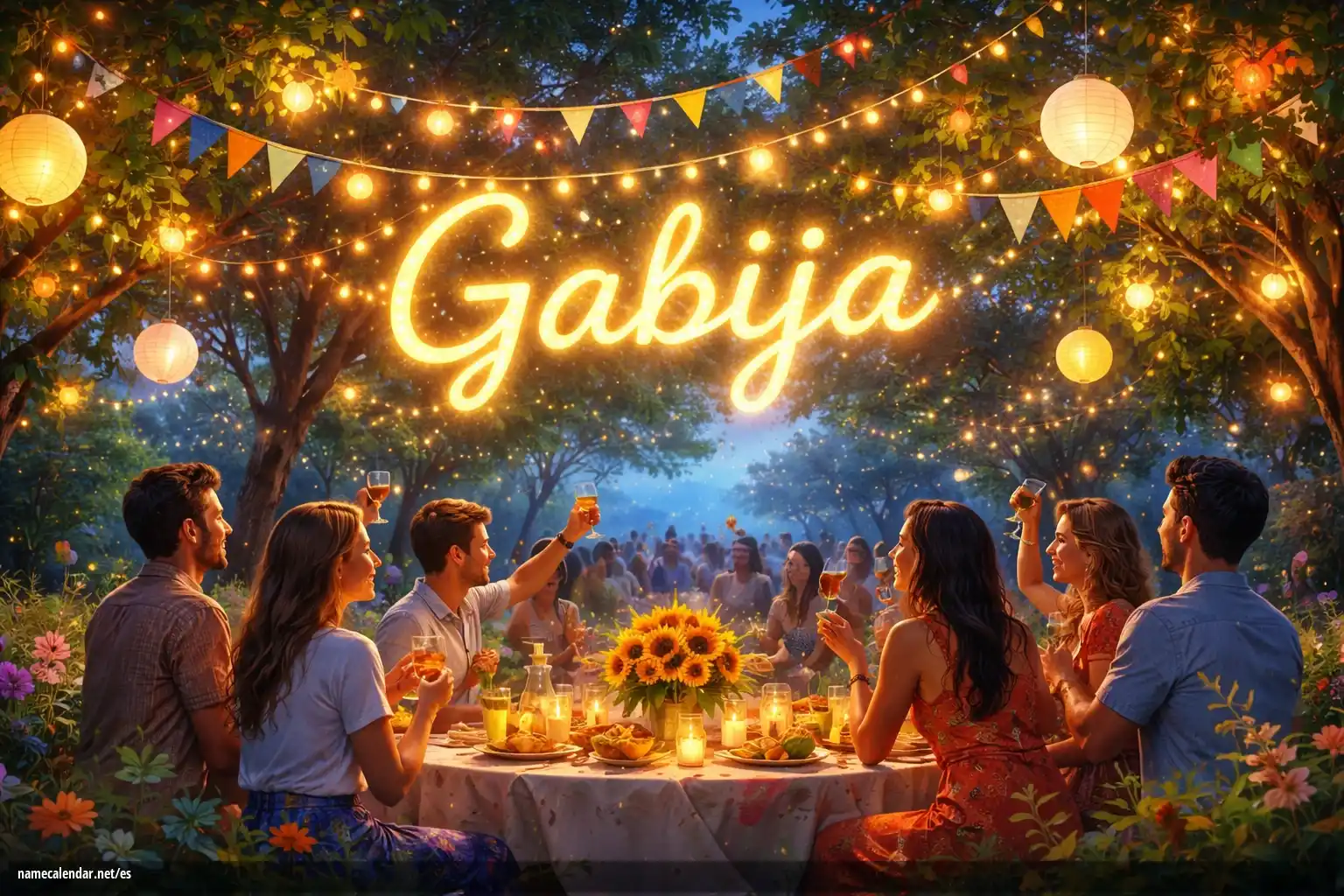 Celebración del onomástico y del nombre - Gabija