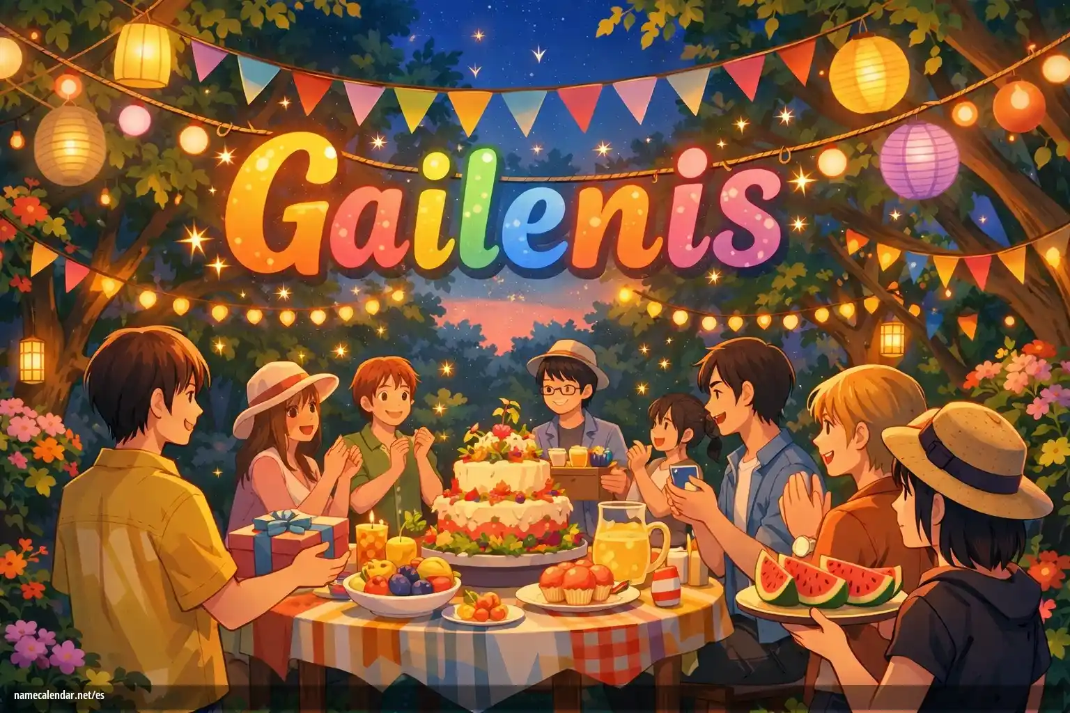 Celebración del onomástico y del nombre - Gailenis
