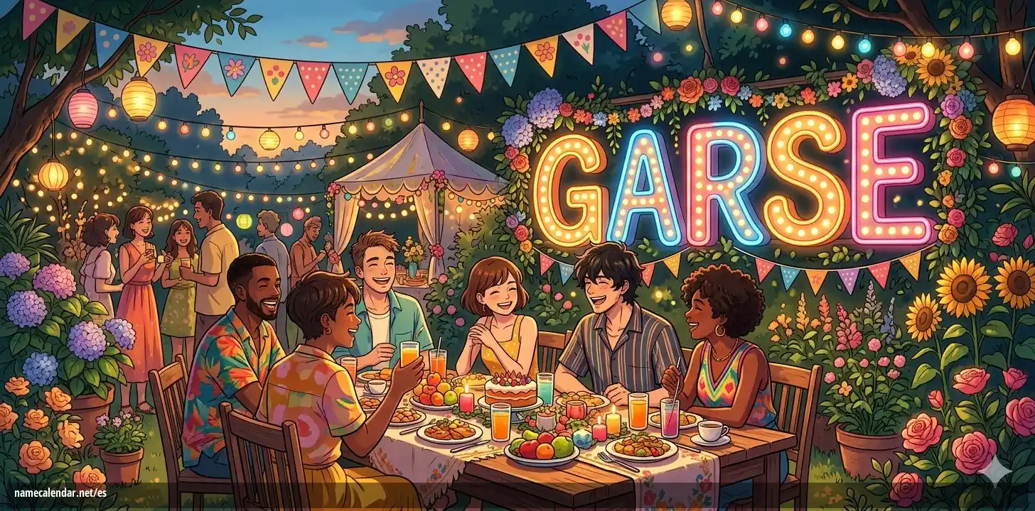 Celebración del onomástico y del nombre - Garse