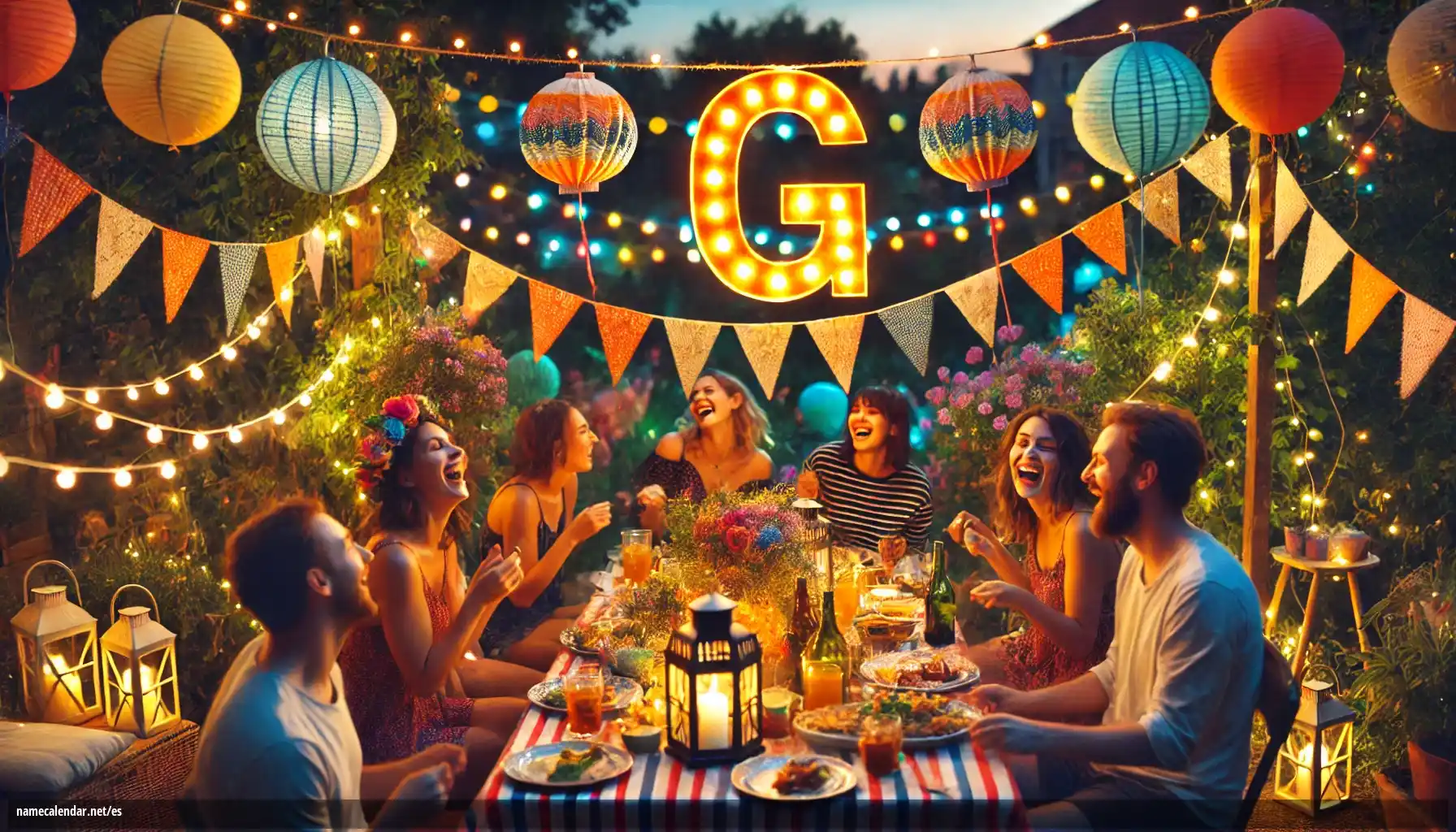 Celebración del onomástico y del nombre - Gaston