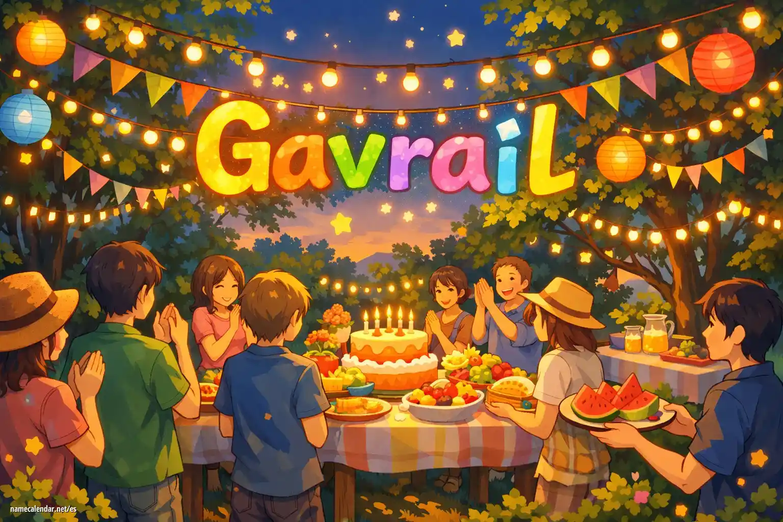 Celebración del onomástico y del nombre - Gavrail