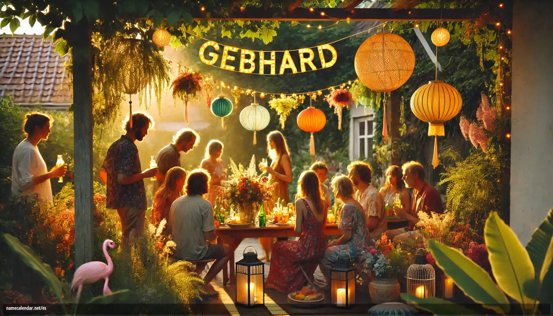 Celebración del onomástico y del nombre - Gebhard