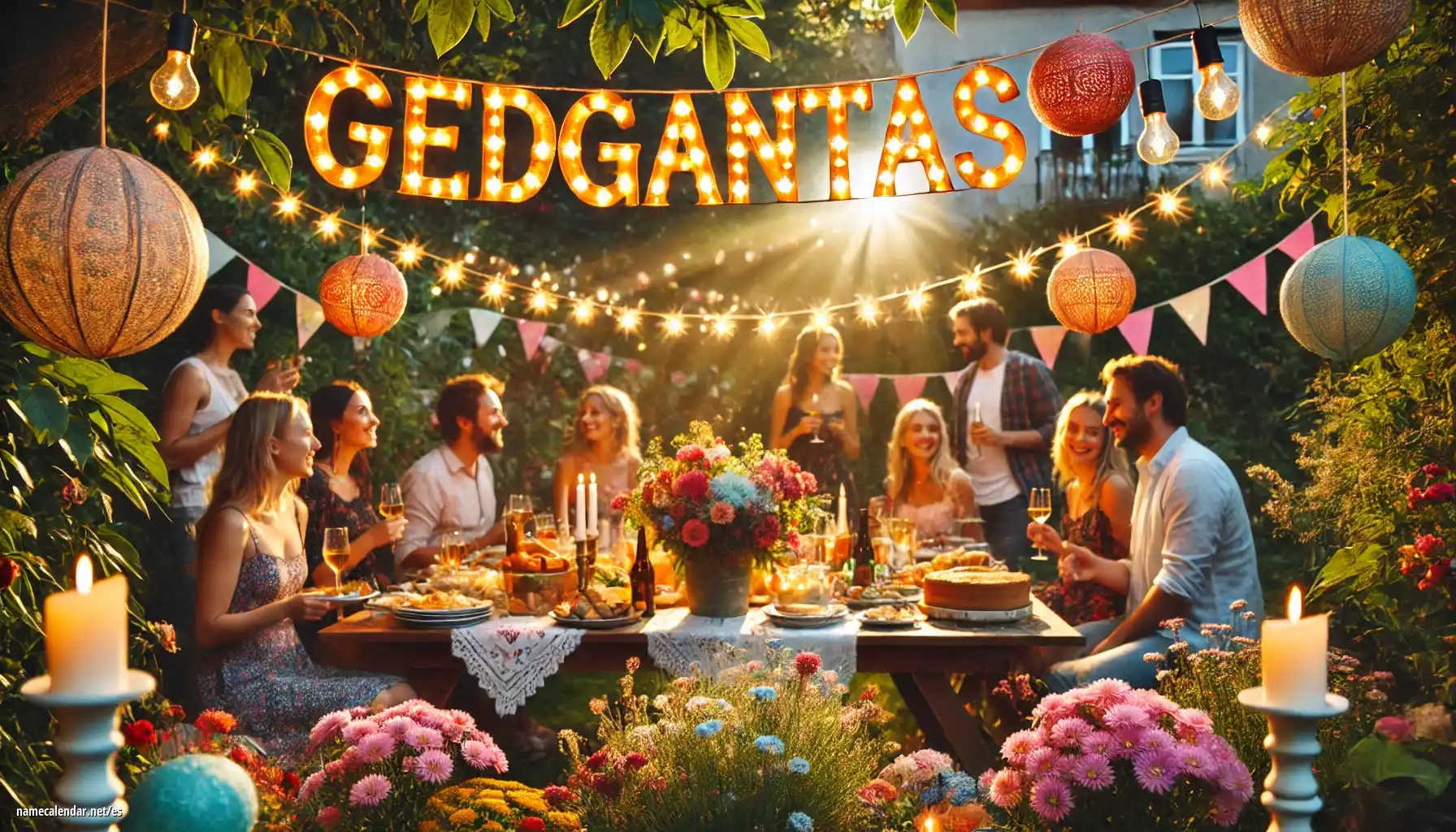 Celebración del onomástico y del nombre - Gedgantas