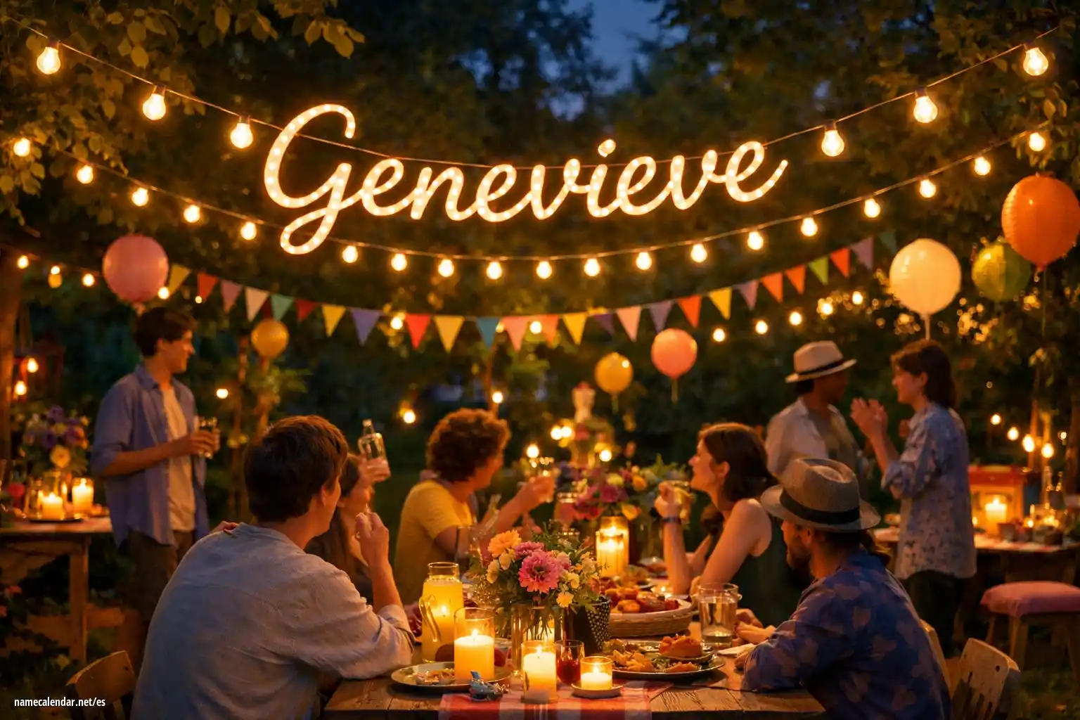 Celebración del onomástico y del nombre - Genevieve