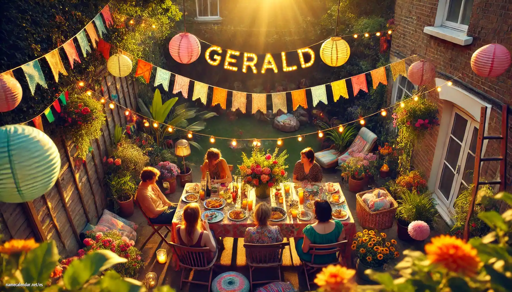 Celebración del onomástico y del nombre - Gerald