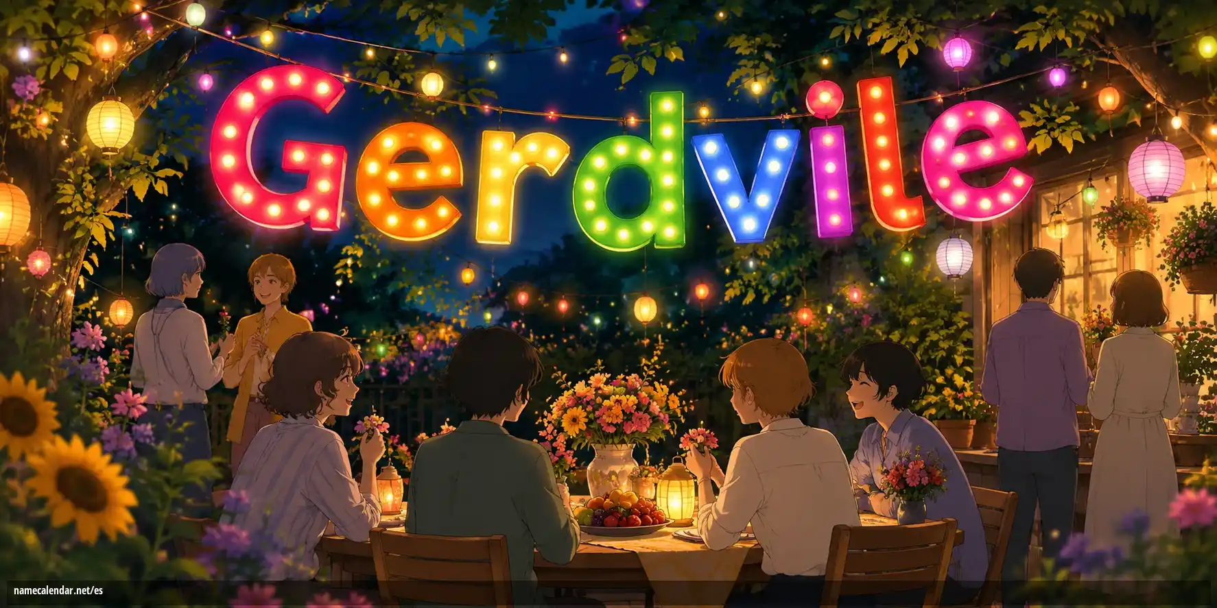 Celebración del onomástico y del nombre - Gerdvile