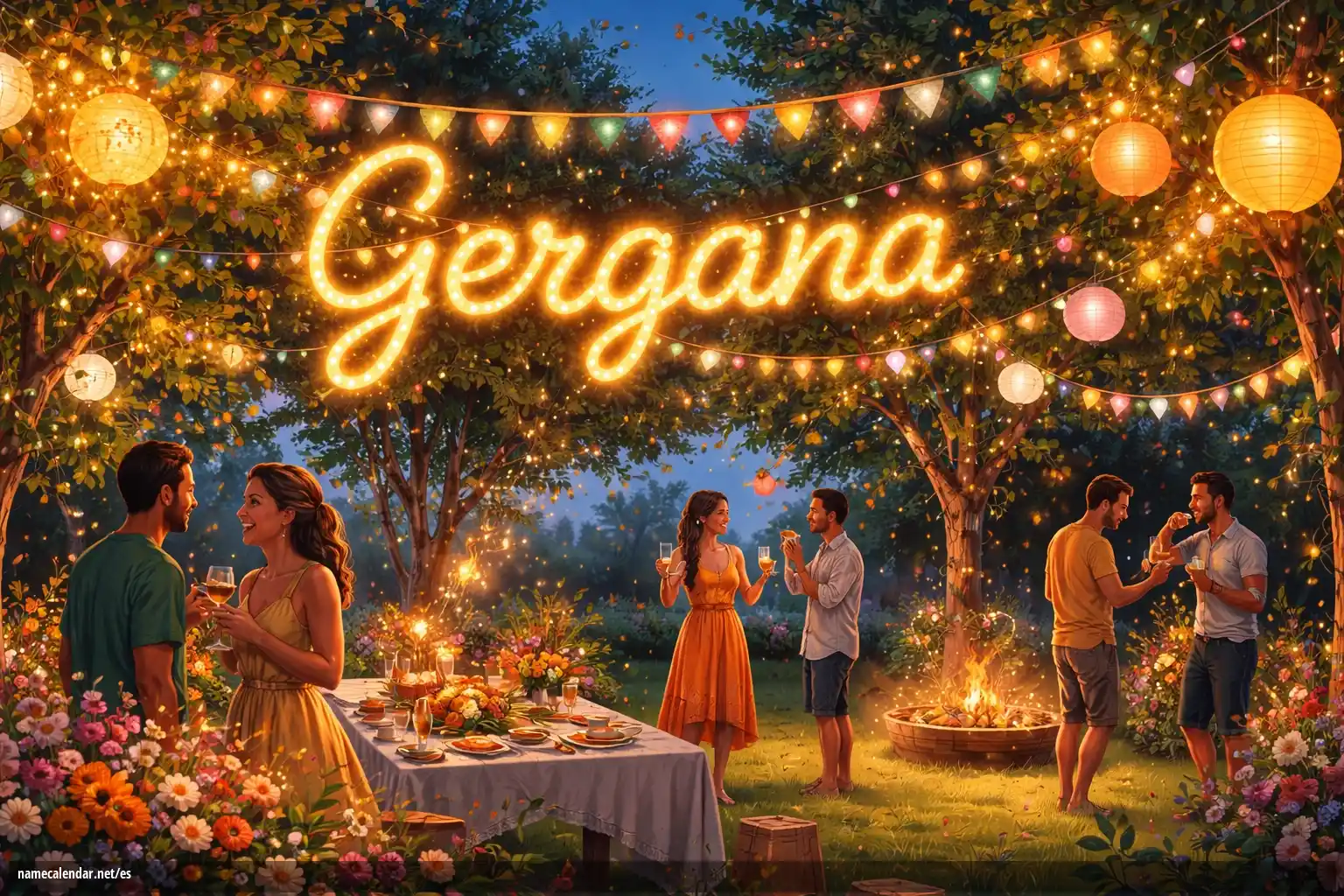 Celebración del onomástico y del nombre - Gergana