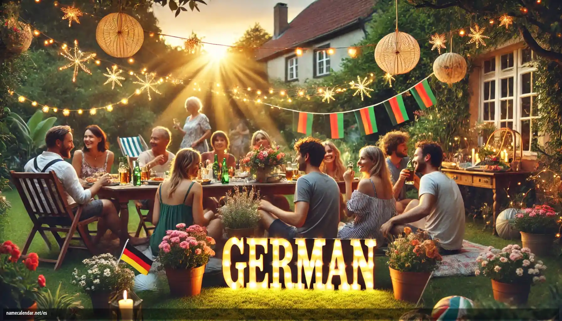 Celebración del onomástico y del nombre - Germán