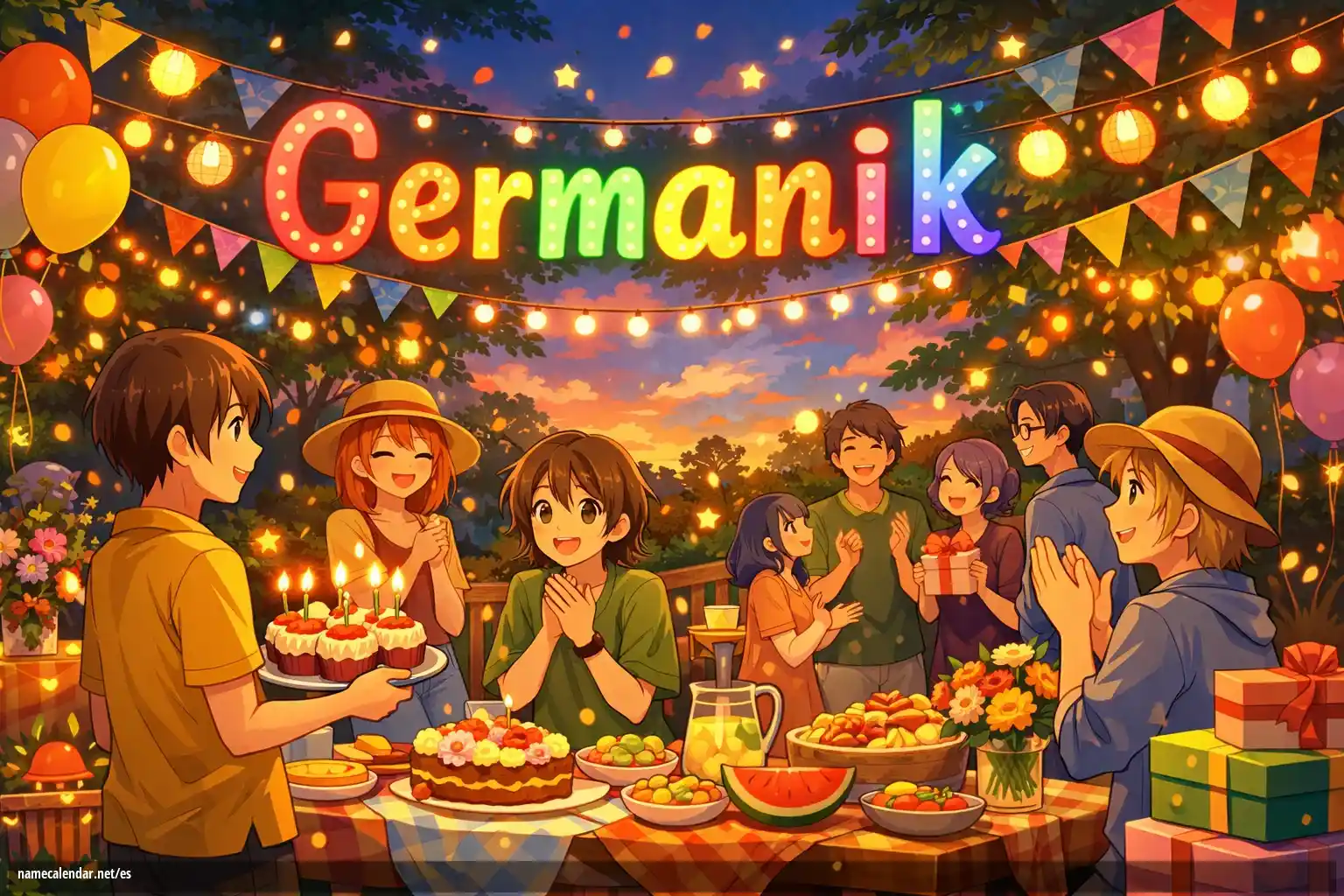 Celebración del onomástico y del nombre - Germanik