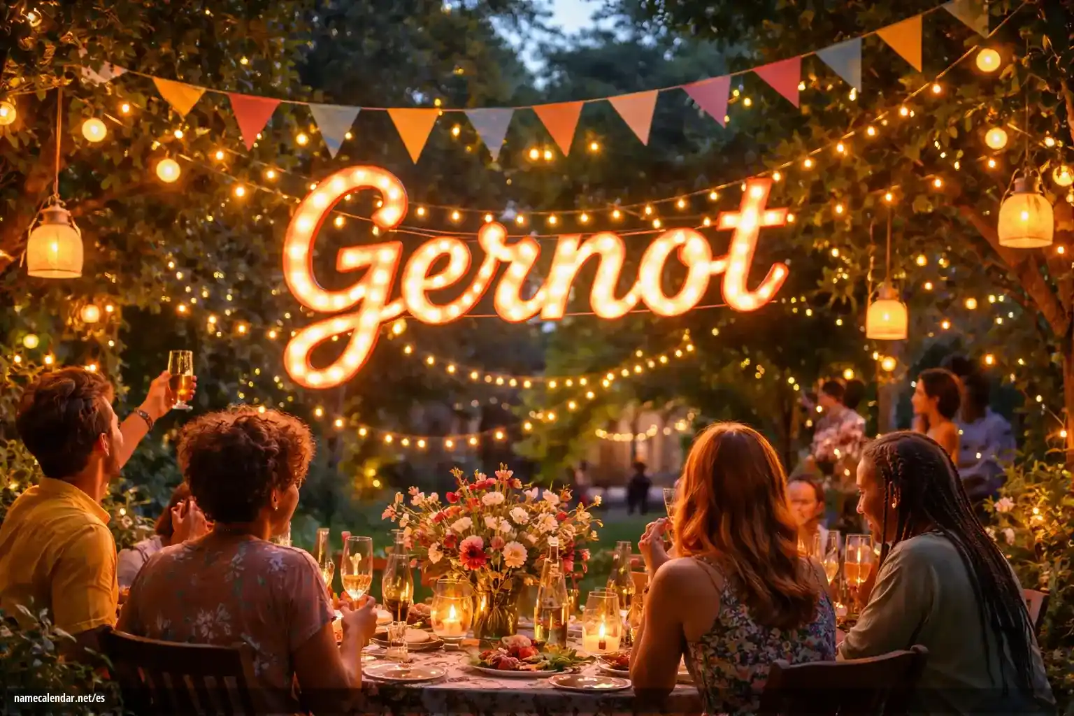 Celebración del onomástico y del nombre - Gernot