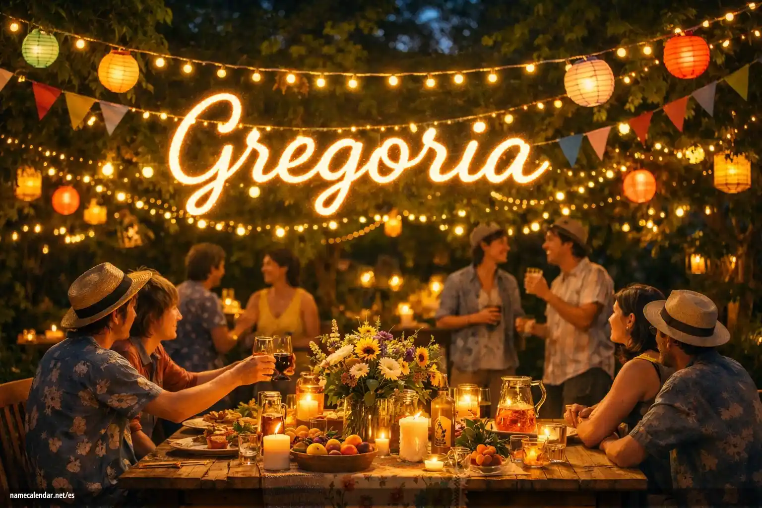 Celebración del onomástico y del nombre - Gregoria