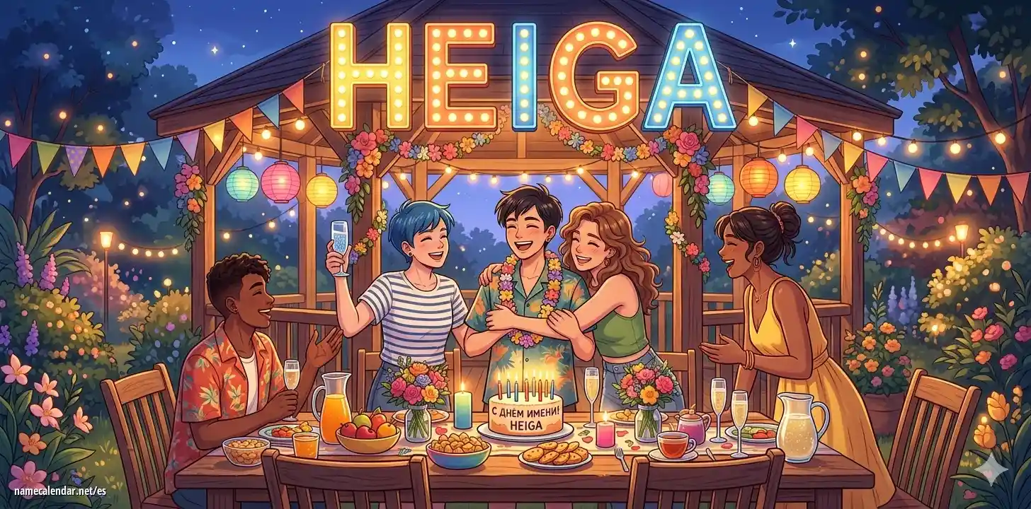 Celebración del onomástico y del nombre - Heiga