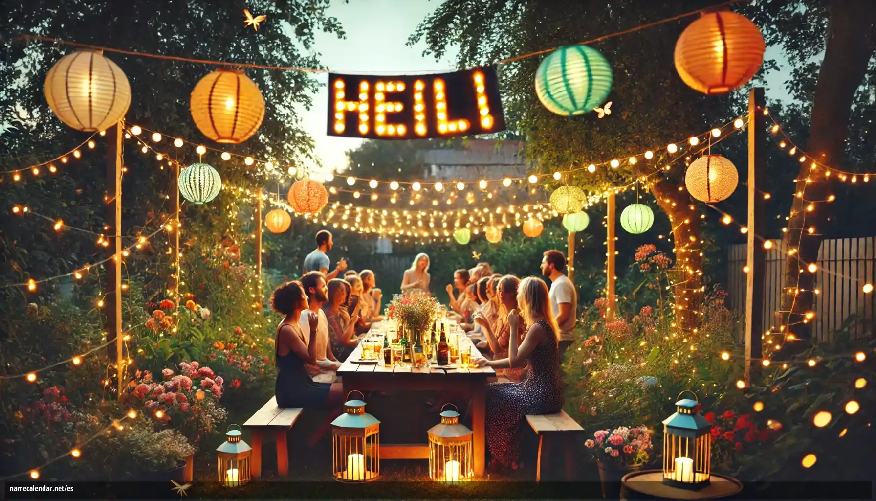 Celebración del onomástico y del nombre - Heili