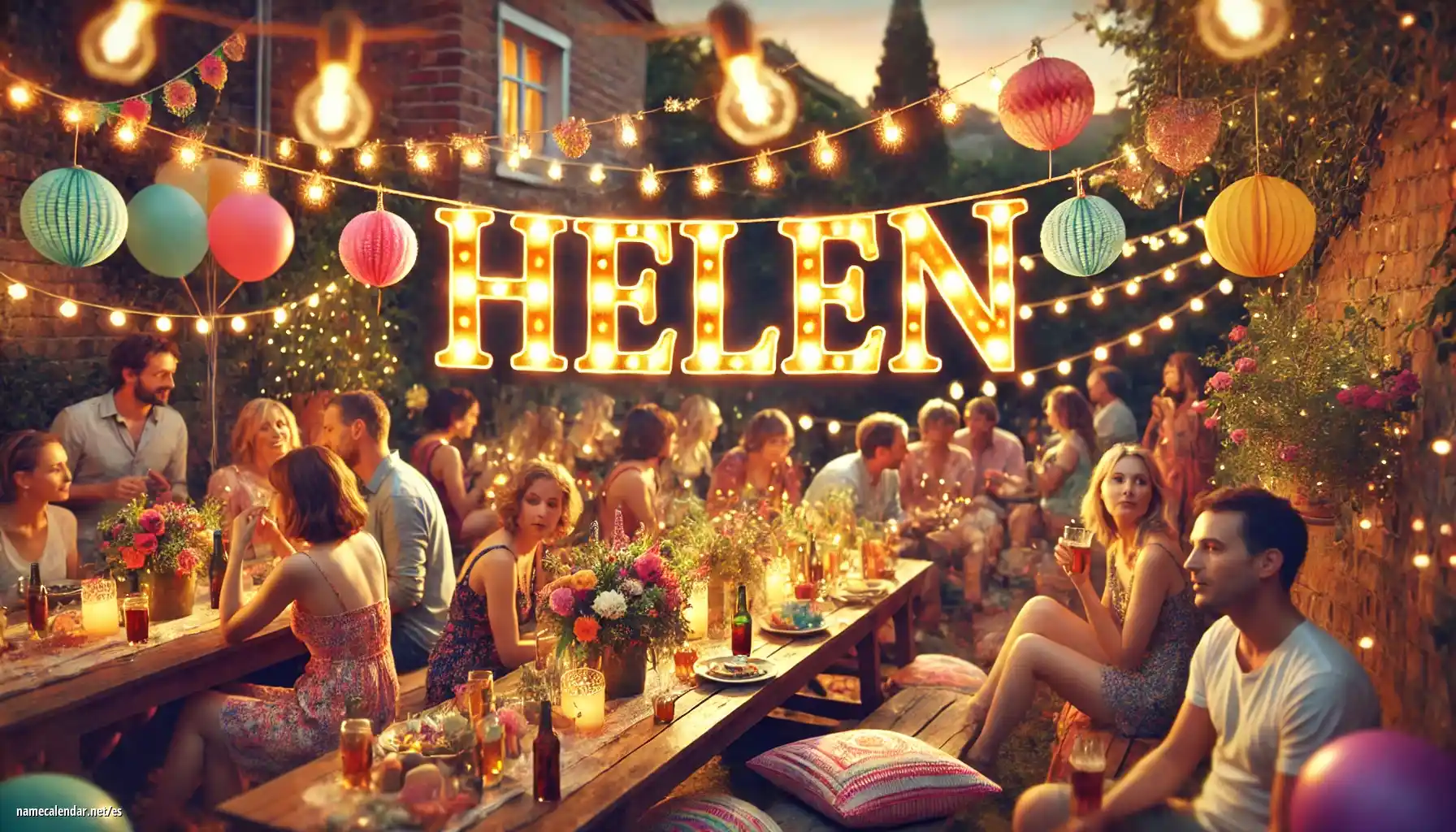 Celebración del onomástico y del nombre - Helén