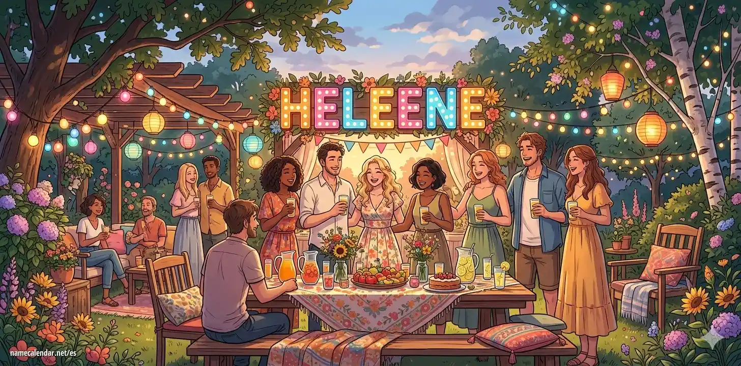 Celebración del onomástico y del nombre - Heleene