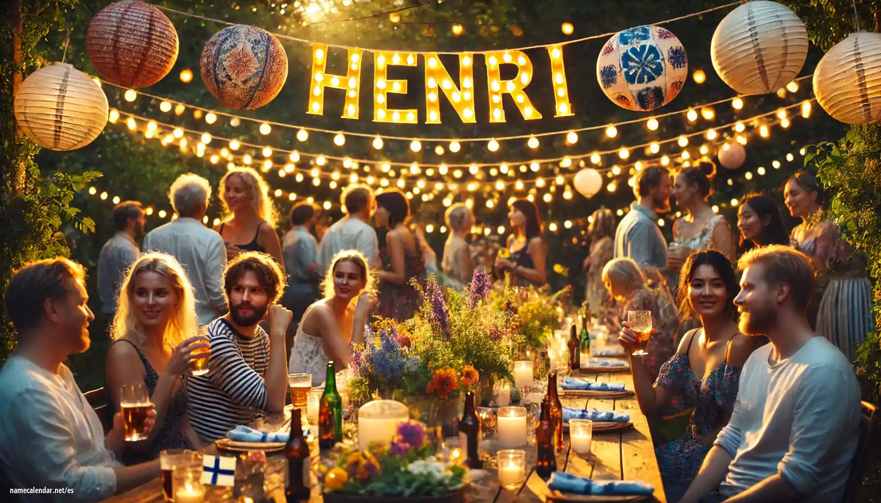 Celebración del onomástico y del nombre - Henri