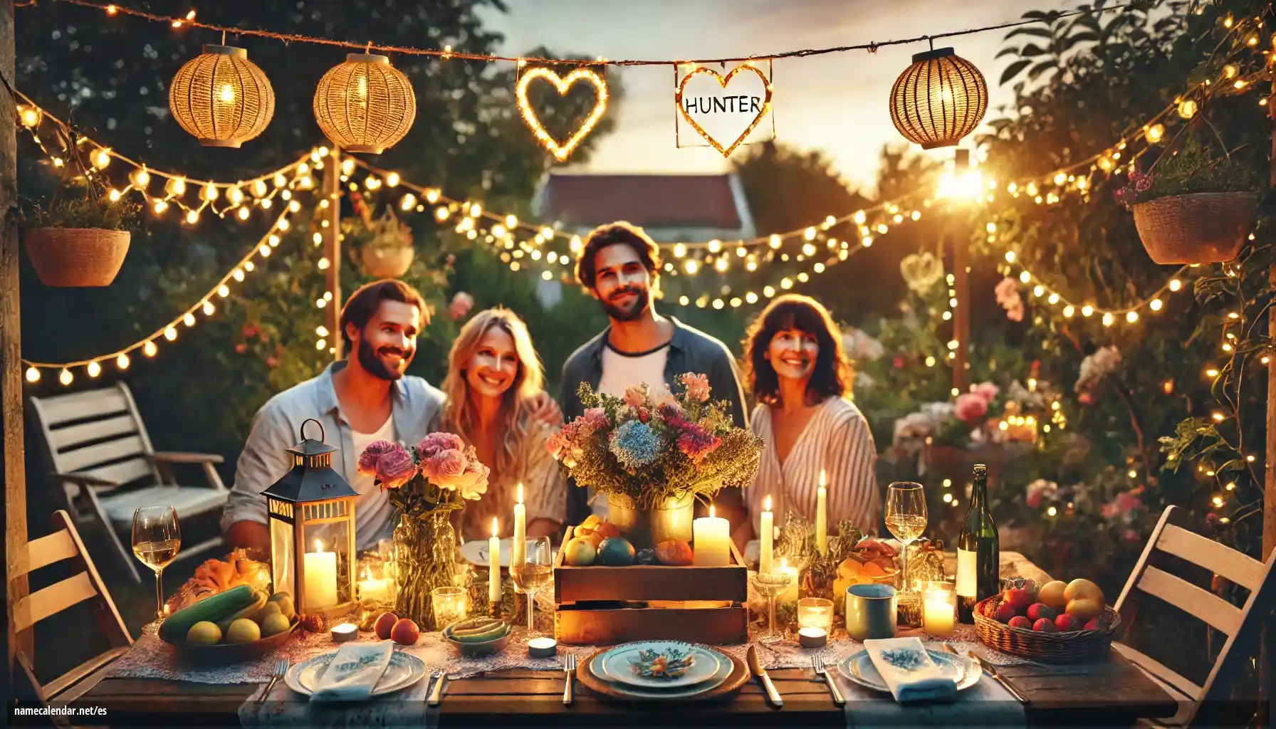 Celebración del onomástico y del nombre - Hunter