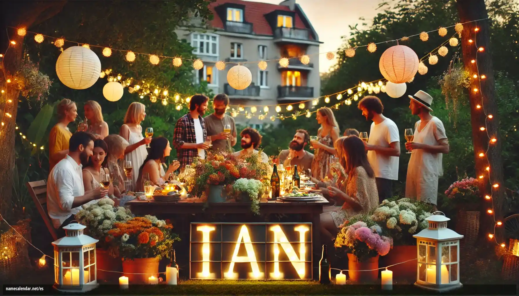 Celebración del onomástico y del nombre - Ian