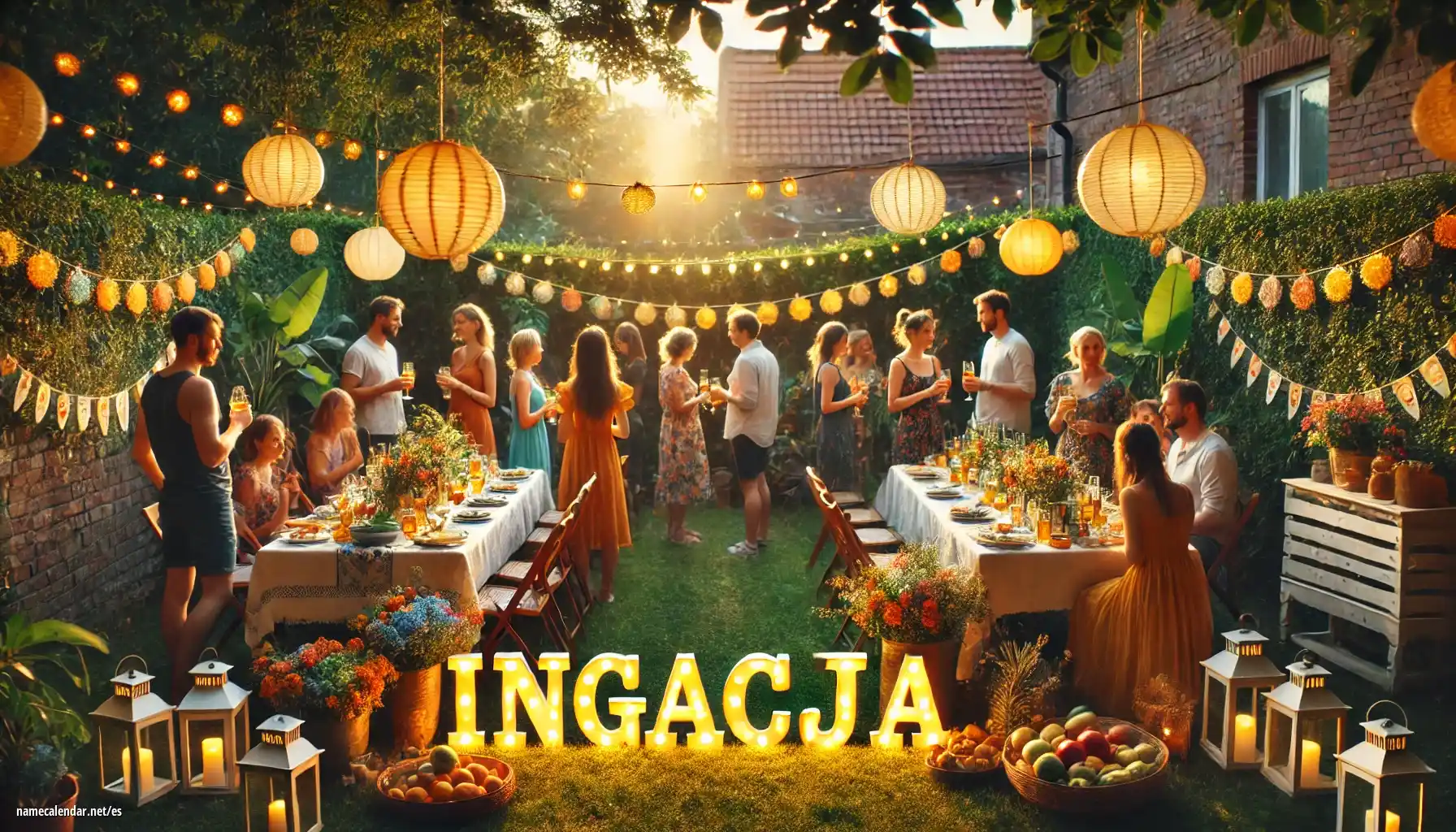 Celebración del onomástico y del nombre - Ignacja