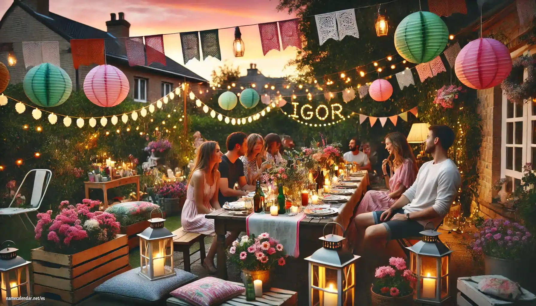 Celebración del onomástico y del nombre - Igor