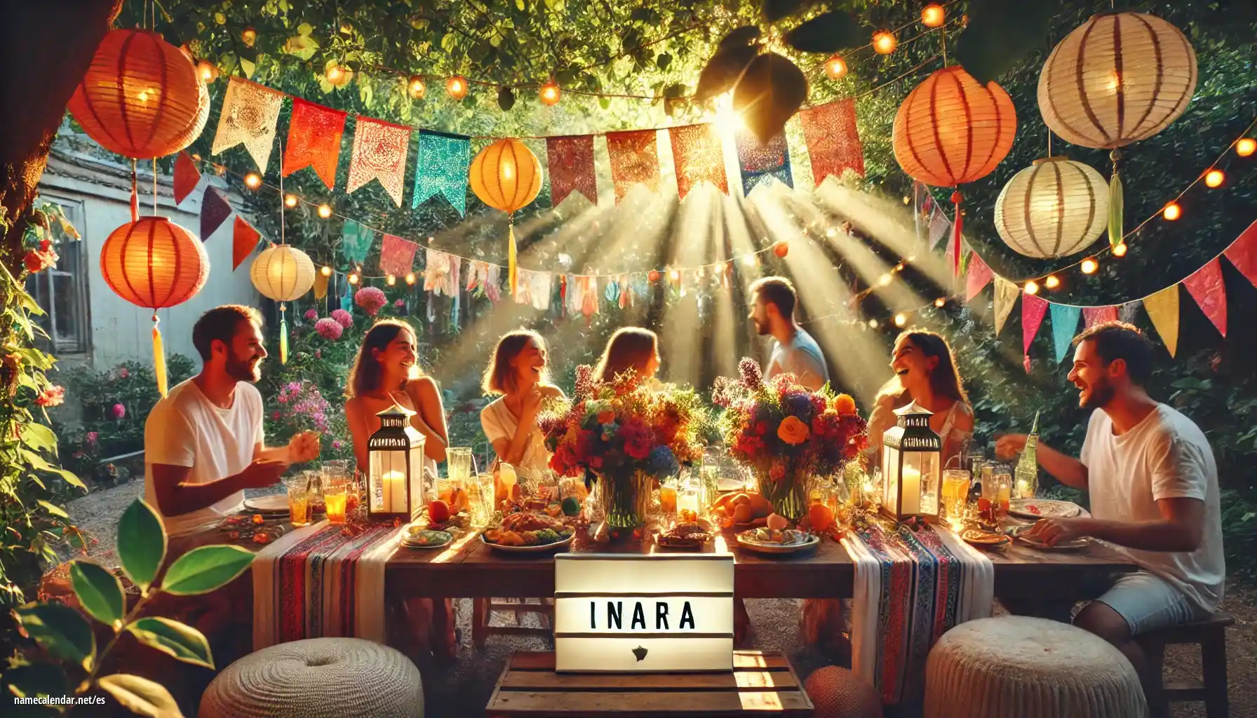 Celebración del onomástico y del nombre - Inara