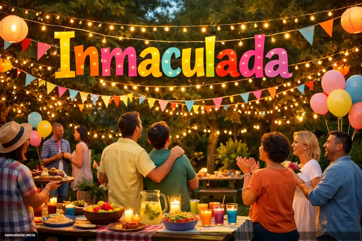Celebración del onomástico y del nombre - Inmaculada