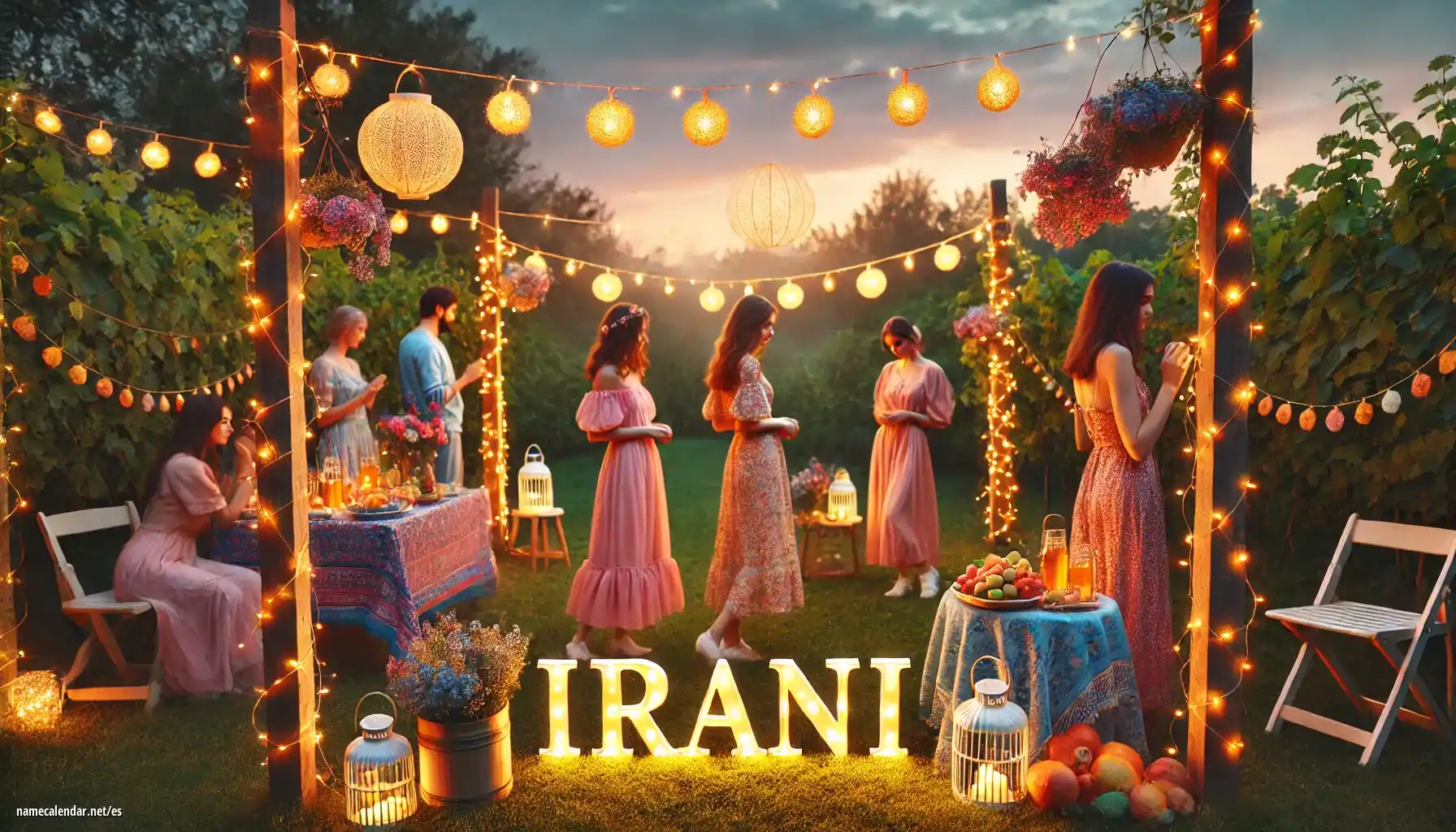 Celebración del onomástico y del nombre - Irani